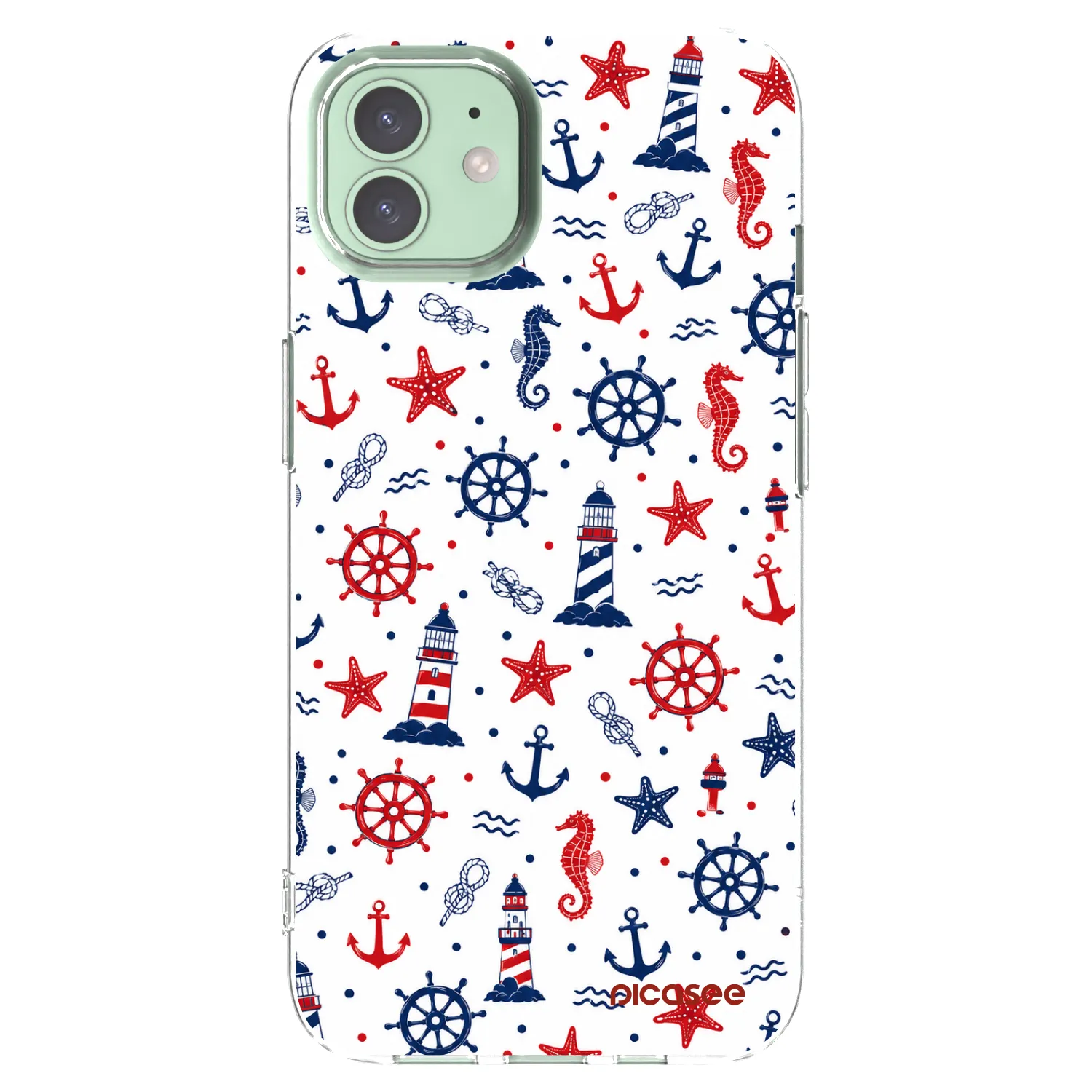 Picasee Apple iPhone 12 Hülle - Transparentes Silikon - Sailor Vibes