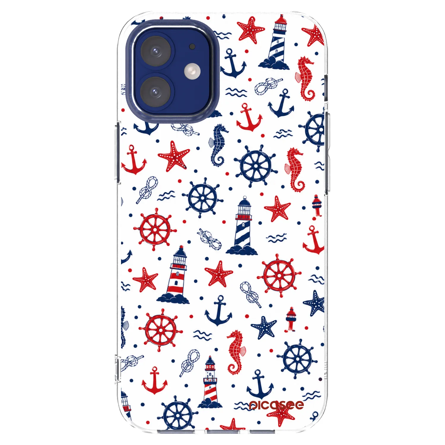 Picasee Apple iPhone 12 mini Hülle - Transparentes Silikon - Sailor Vibes