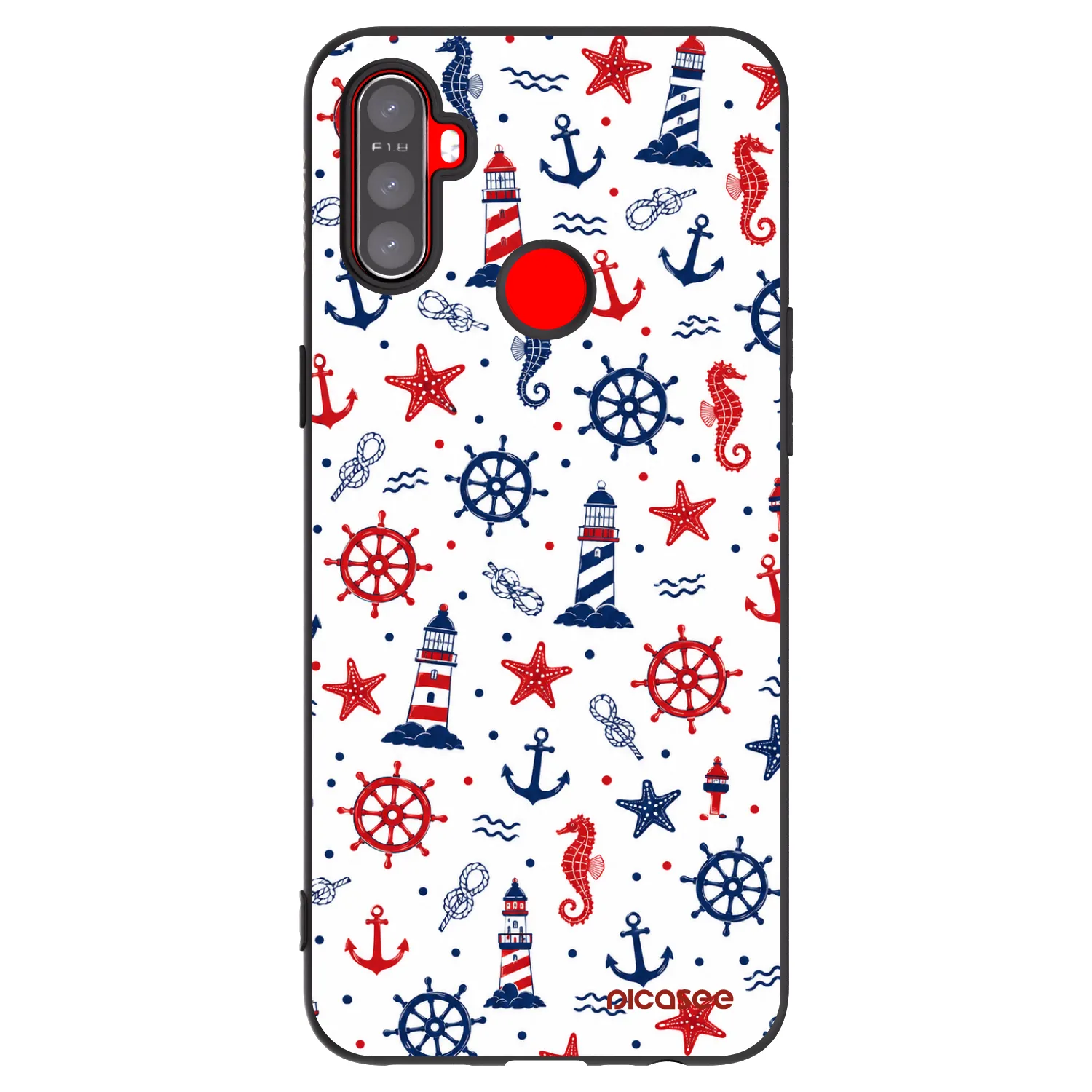 Picasee Realme C3 Hülle - Schwarzes Silikon - Sailor Vibes
