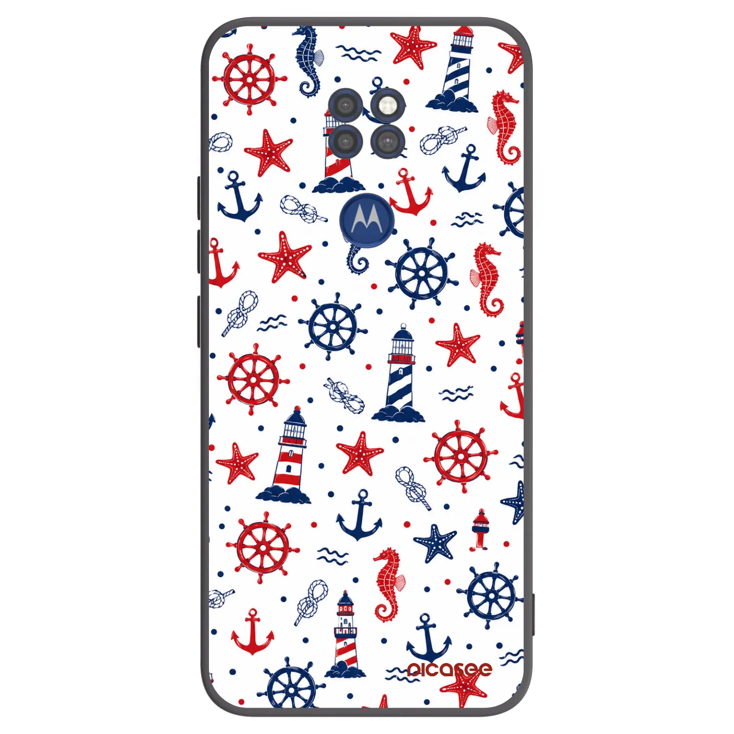 Picasee Motorola Moto G9 Play Hülle - Schwarzes Silikon - Sailor Vibes