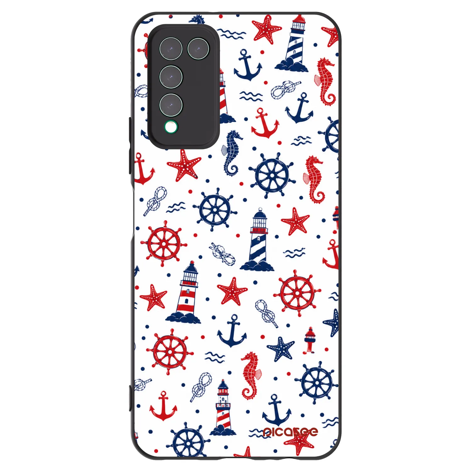 Picasee Honor 10X Lite Hülle - Schwarzes Silikon - Sailor Vibes