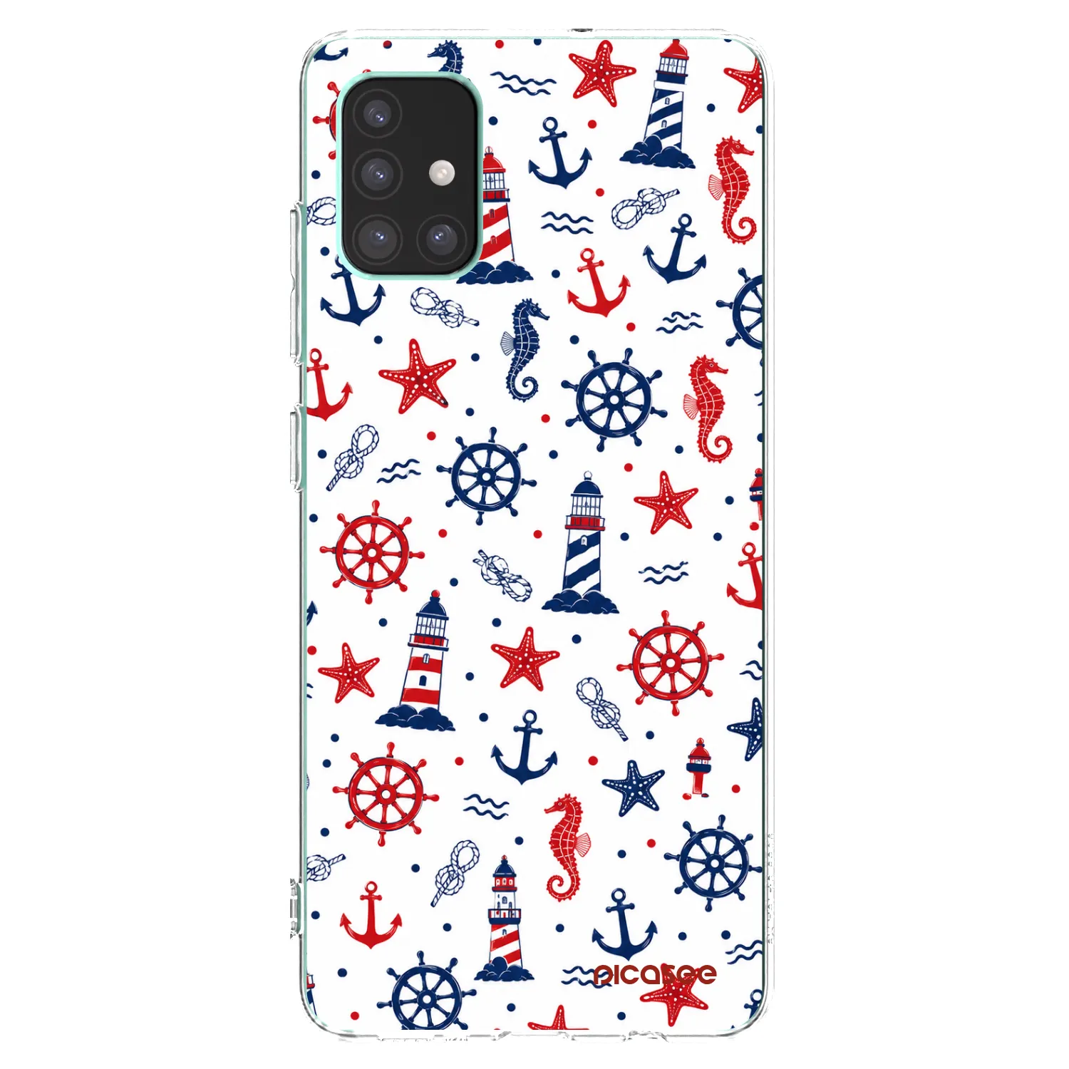 Picasee Samsung Galaxy M51 M515F Hülle - Transparentes Silikon - Sailor Vibes