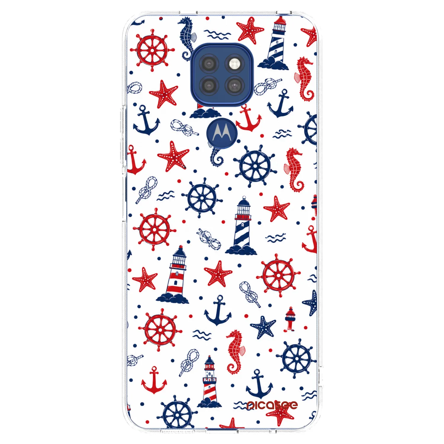 Picasee Motorola Moto G9 Play Hülle - Transparentes Silikon - Sailor Vibes