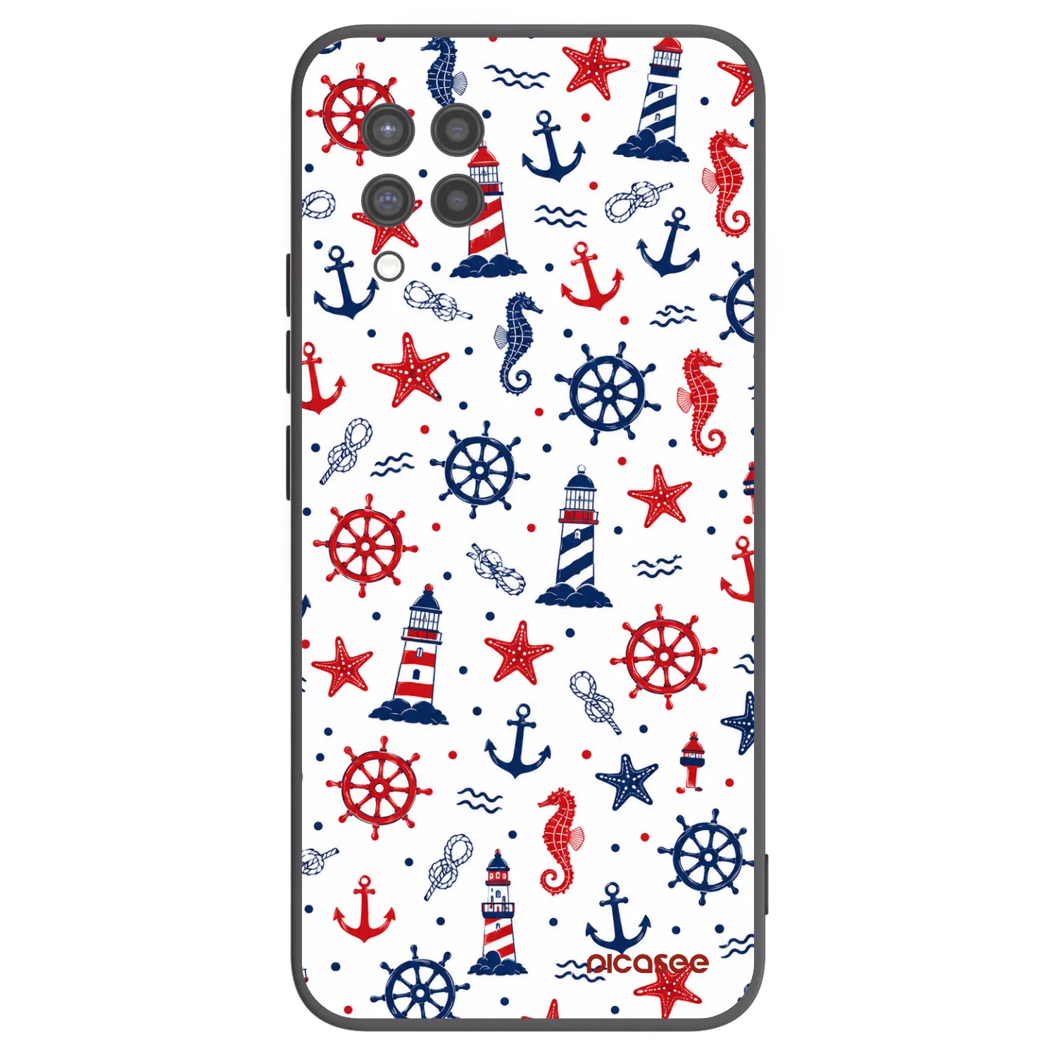 Picasee Samsung Galaxy A42 A426B Hülle - Schwarzes Silikon - Sailor Vibes