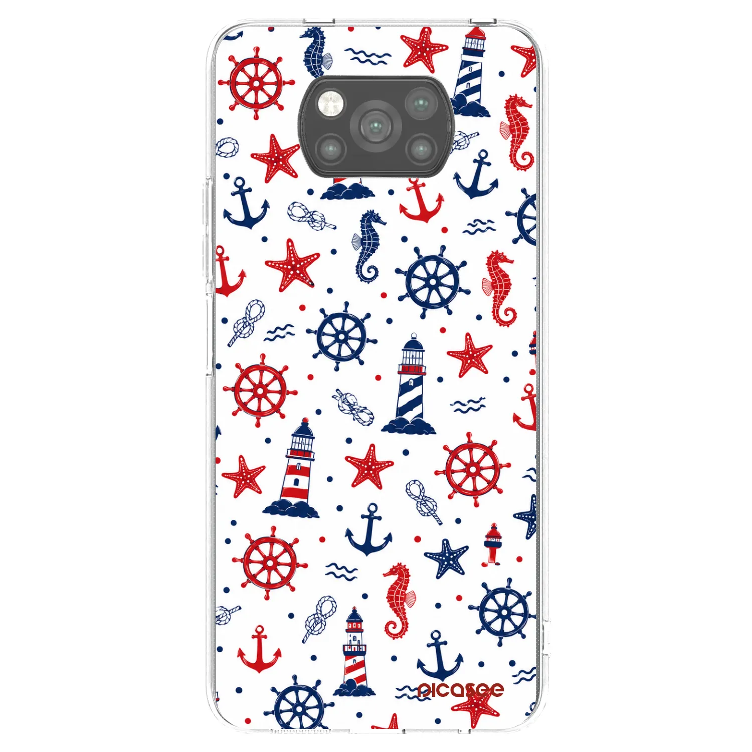 Picasee Xiaomi Poco X3 Pro Hülle - Schwarzes Silikon - Sailor Vibes