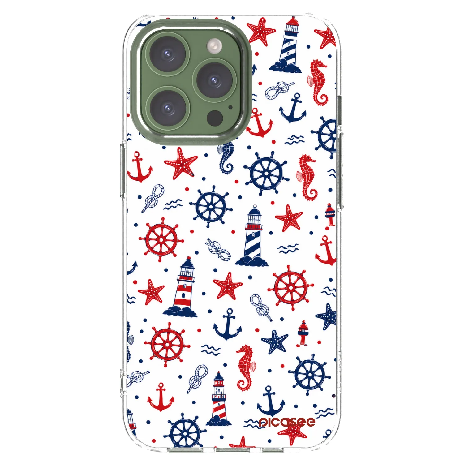 Picasee Apple iPhone 13 Pro Hülle - Transparentes Silikon - Sailor Vibes
