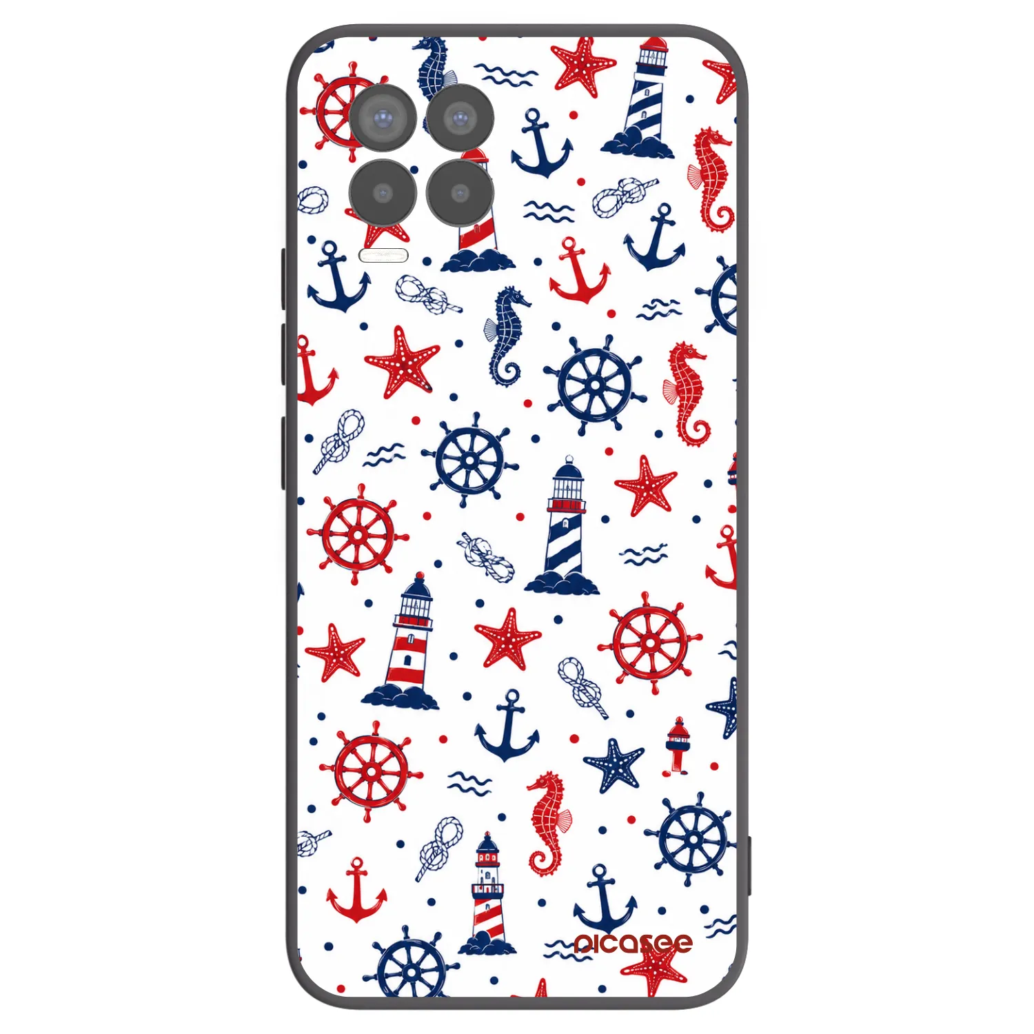Picasee Realme 8 Pro Hülle - Schwarzes Silikon - Sailor Vibes