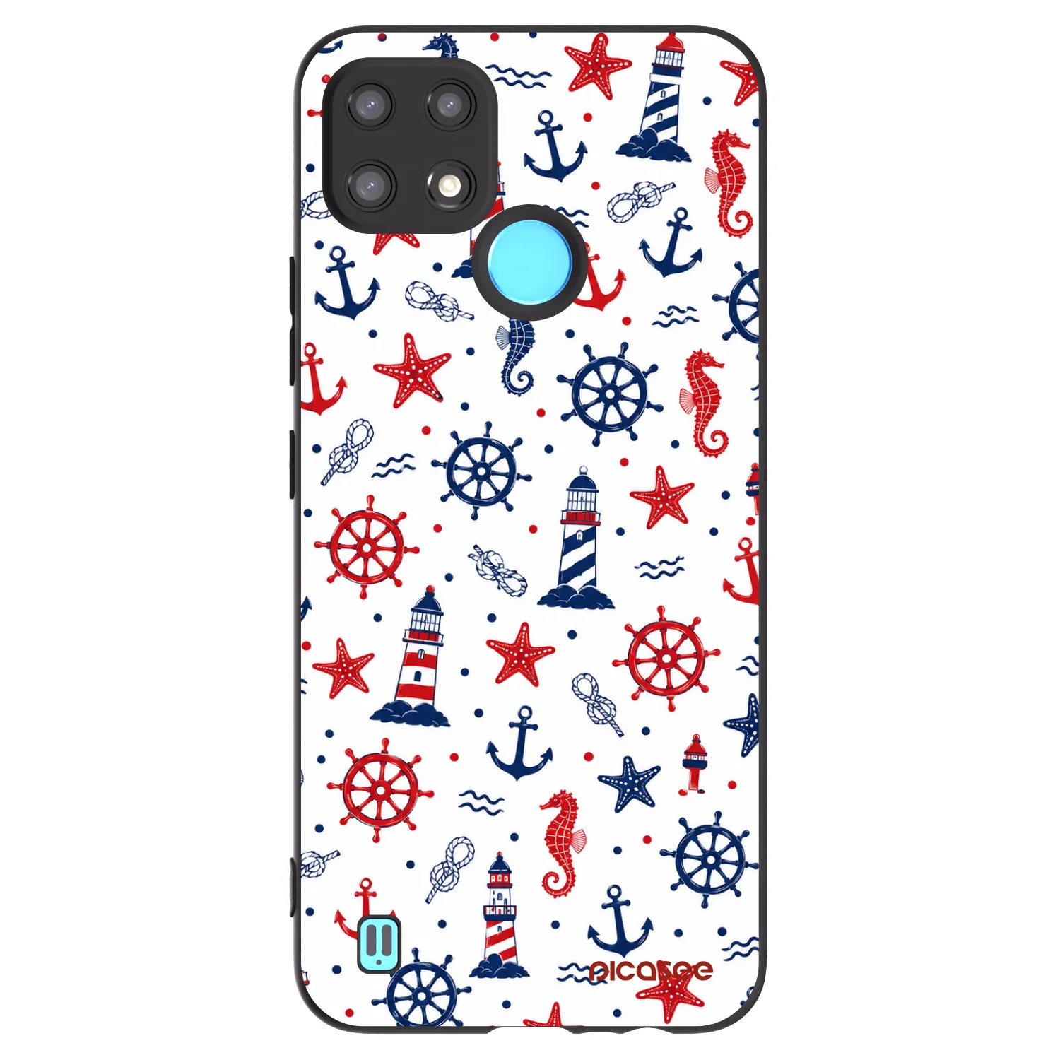 Picasee Realme C21 Hülle - Schwarzes Silikon - Sailor Vibes