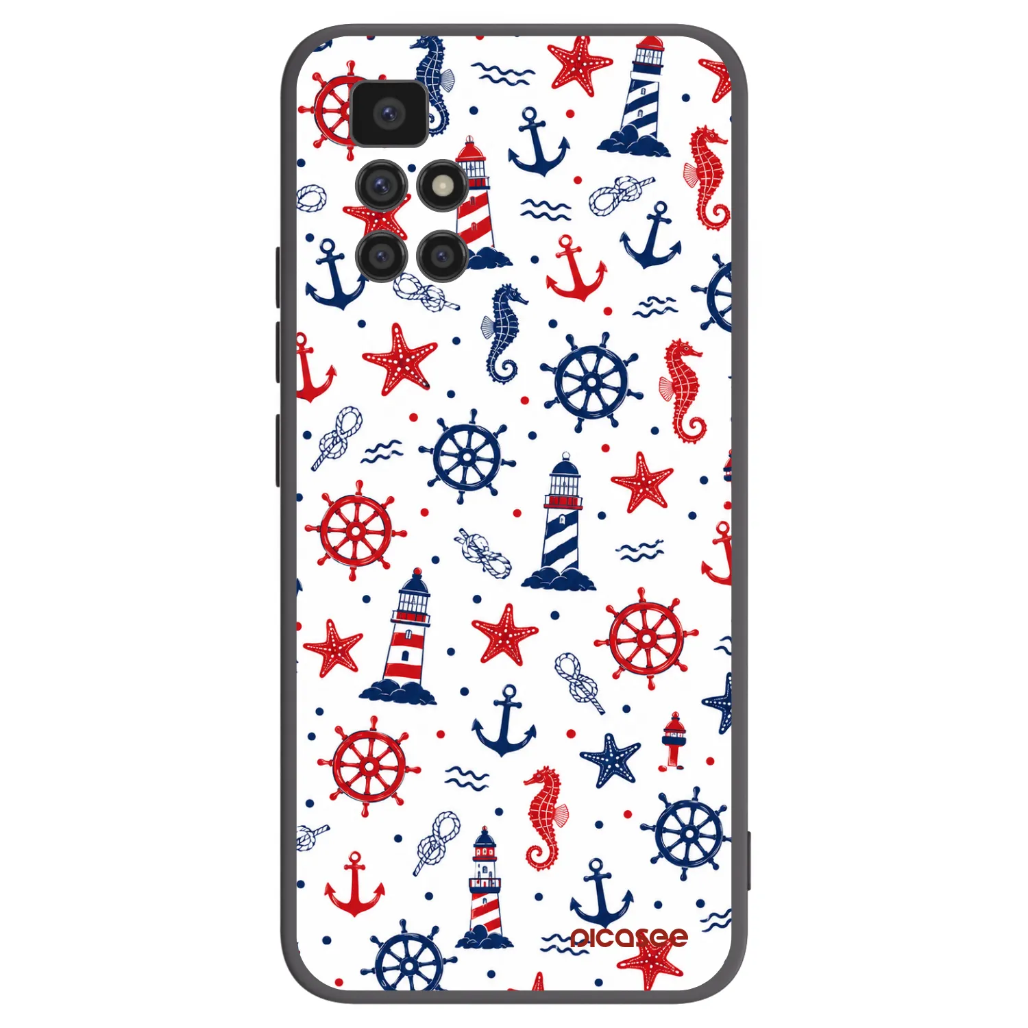 Picasee Xiaomi Redmi 10 Hülle - Schwarzes Silikon - Sailor Vibes
