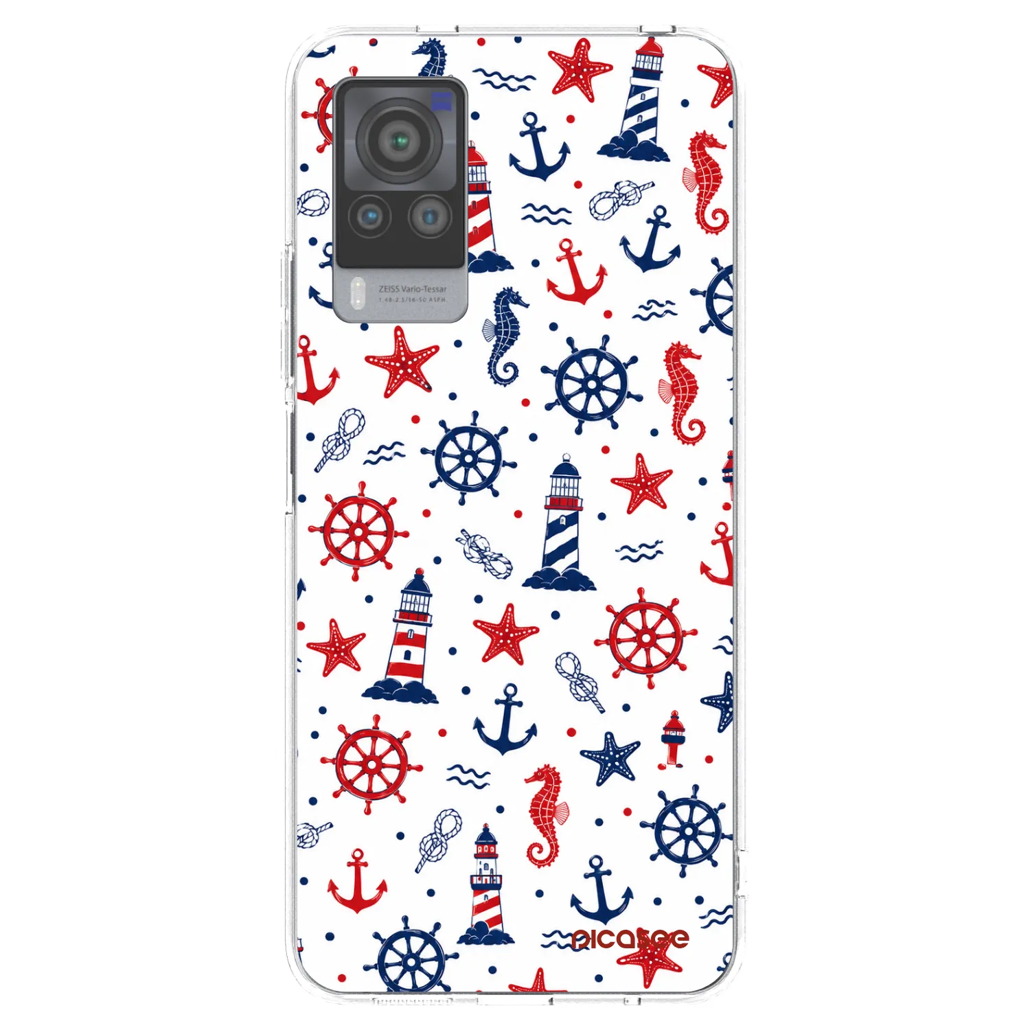 Picasee Vivo X60 Pro 5G Hülle - Transparentes Silikon - Sailor Vibes