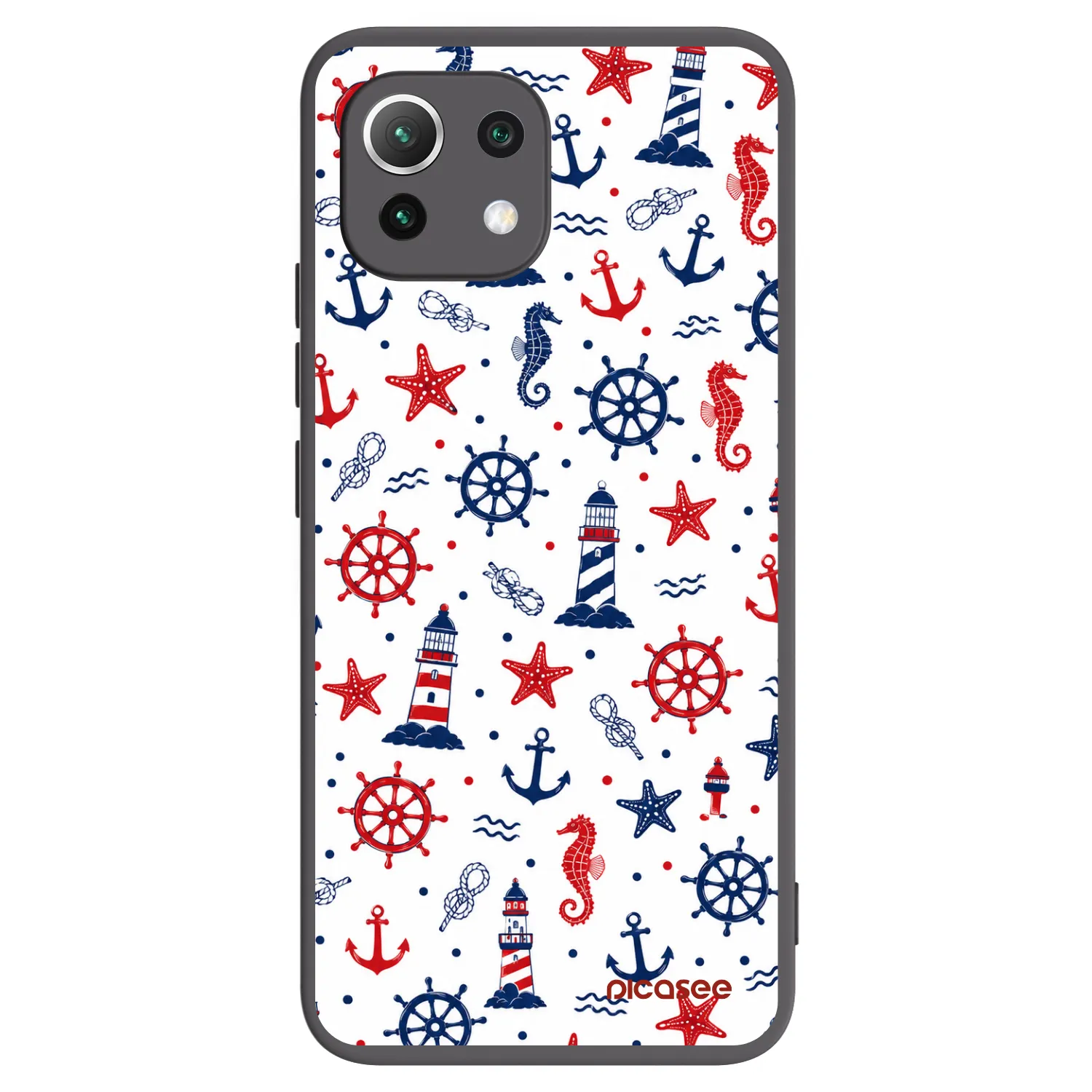 Picasee Xiaomi 11 Lite 5G NE Hülle - Schwarzes Silikon - Sailor Vibes