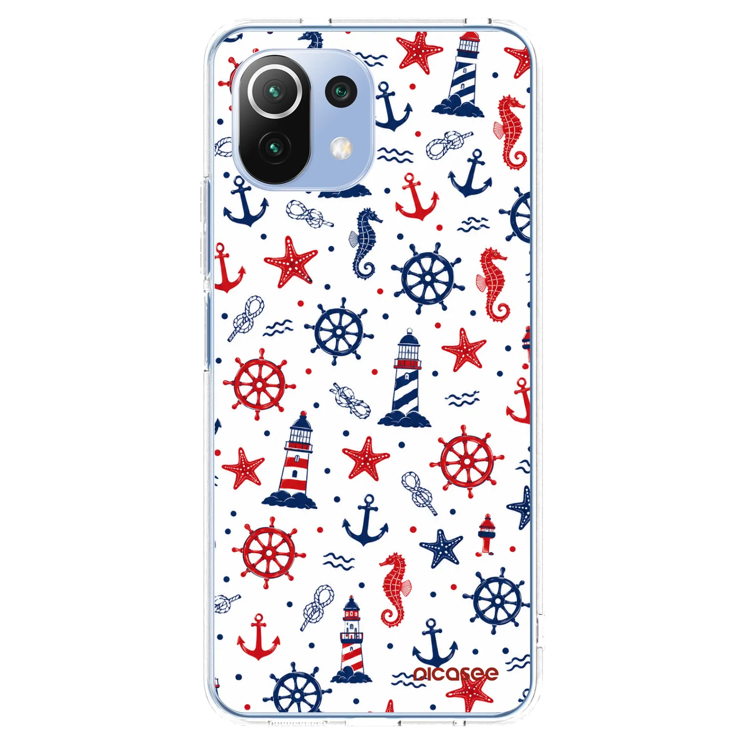 Picasee Xiaomi 11 Lite 5G NE Hülle - Transparentes Silikon - Sailor Vibes