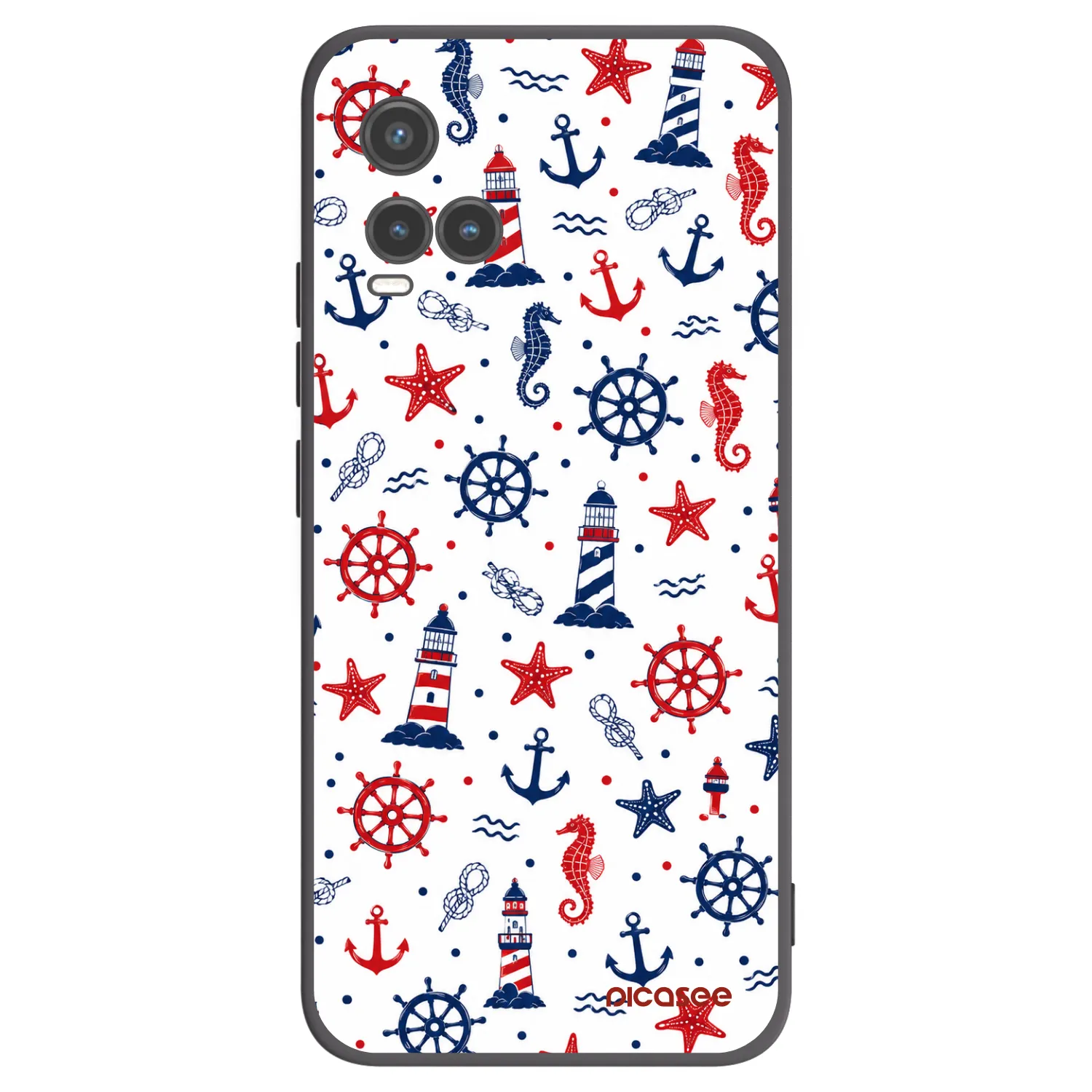 Picasee Vivo Y33s Hülle - Schwarzes Silikon - Sailor Vibes