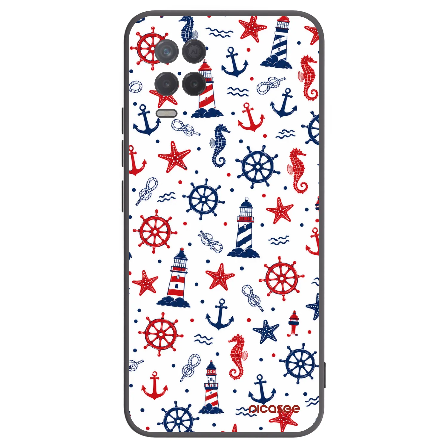 Picasee Realme 8 5G Hülle - Schwarzes Silikon - Sailor Vibes