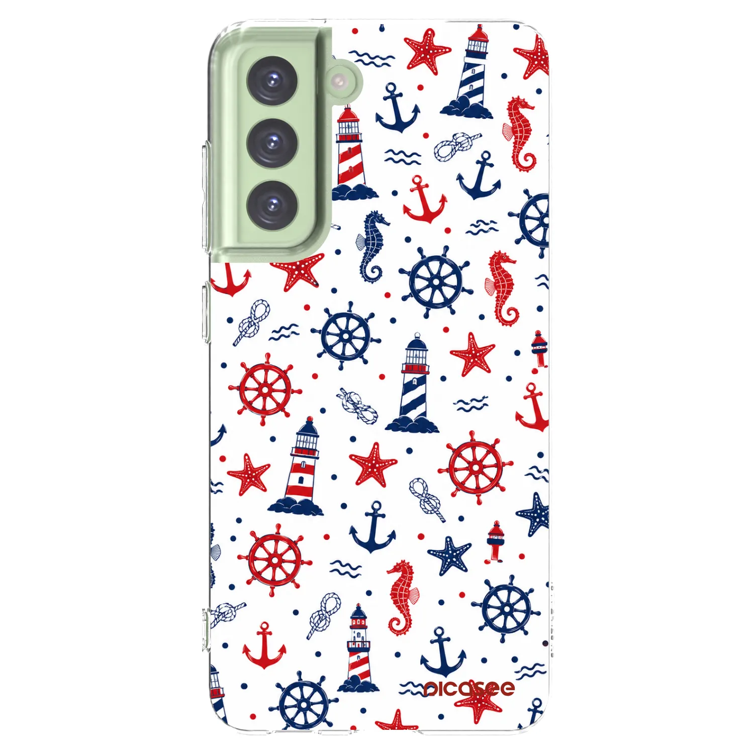 Picasee Samsung Galaxy S21 FE 5G Hülle - Transparentes Silikon - Sailor Vibes