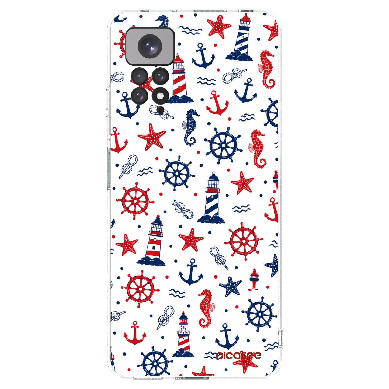 Picasee Xiaomi Redmi Note 11 Hülle - Transparentes Silikon - Sailor Vibes