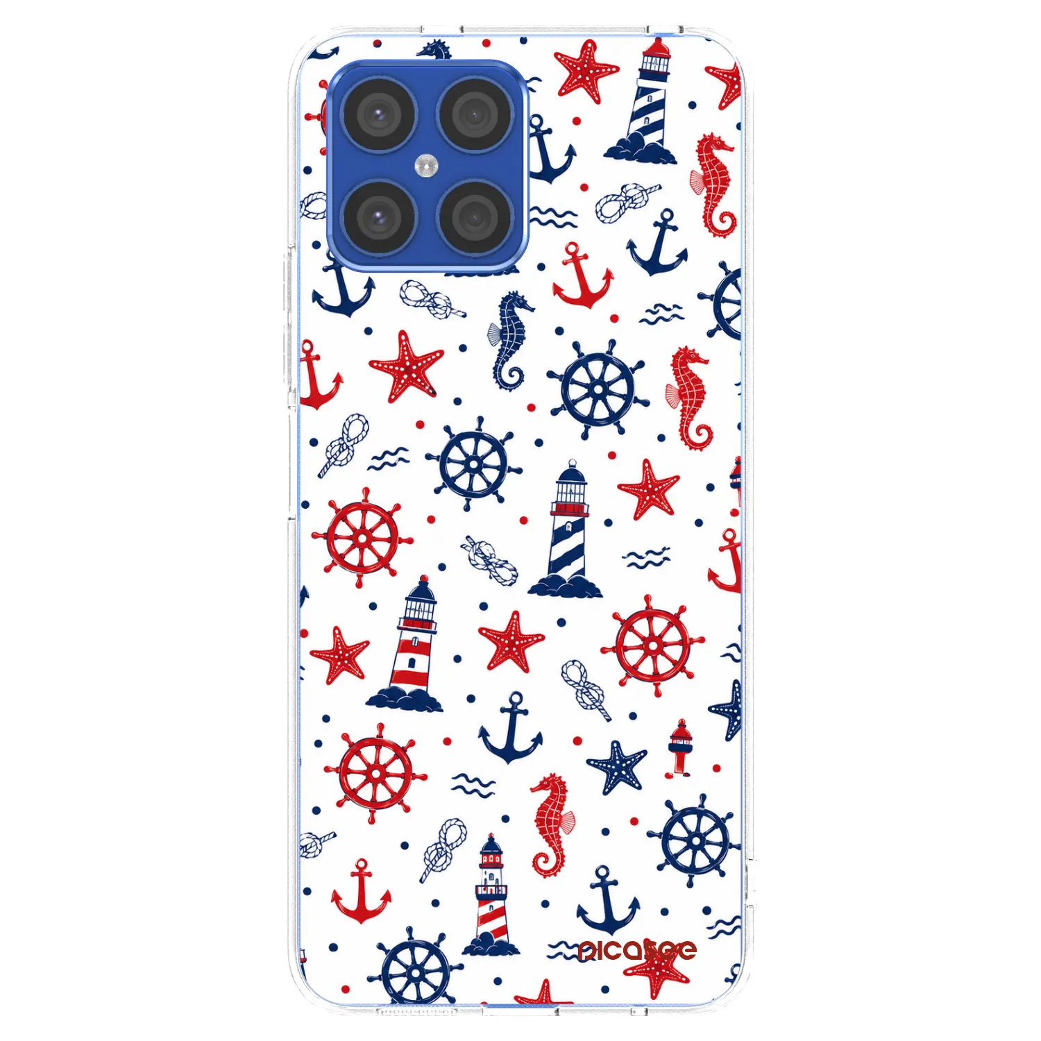 Picasee Honor X8 4G Hülle - Transparentes Silikon - Sailor Vibes