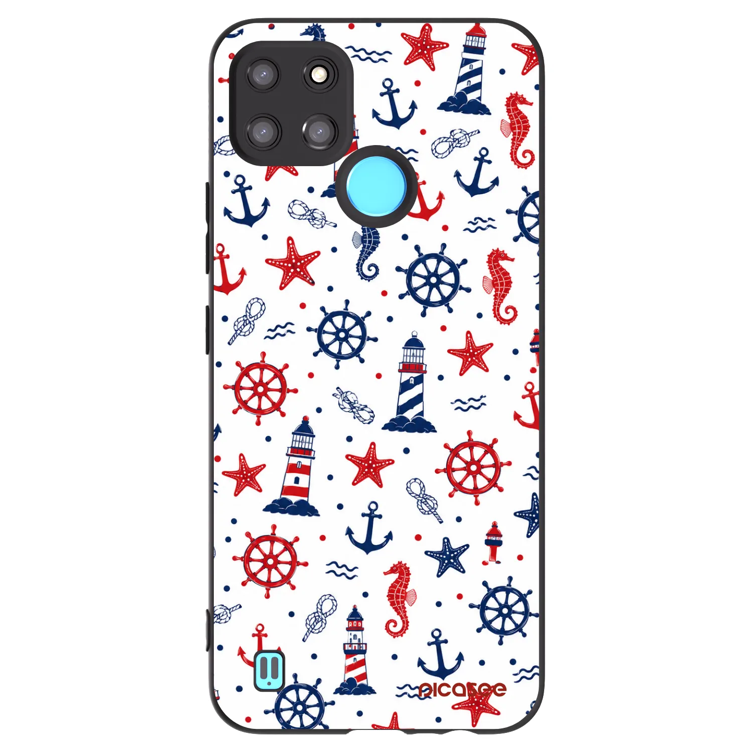 Picasee Realme C21Y Hülle - Schwarzes Silikon - Sailor Vibes