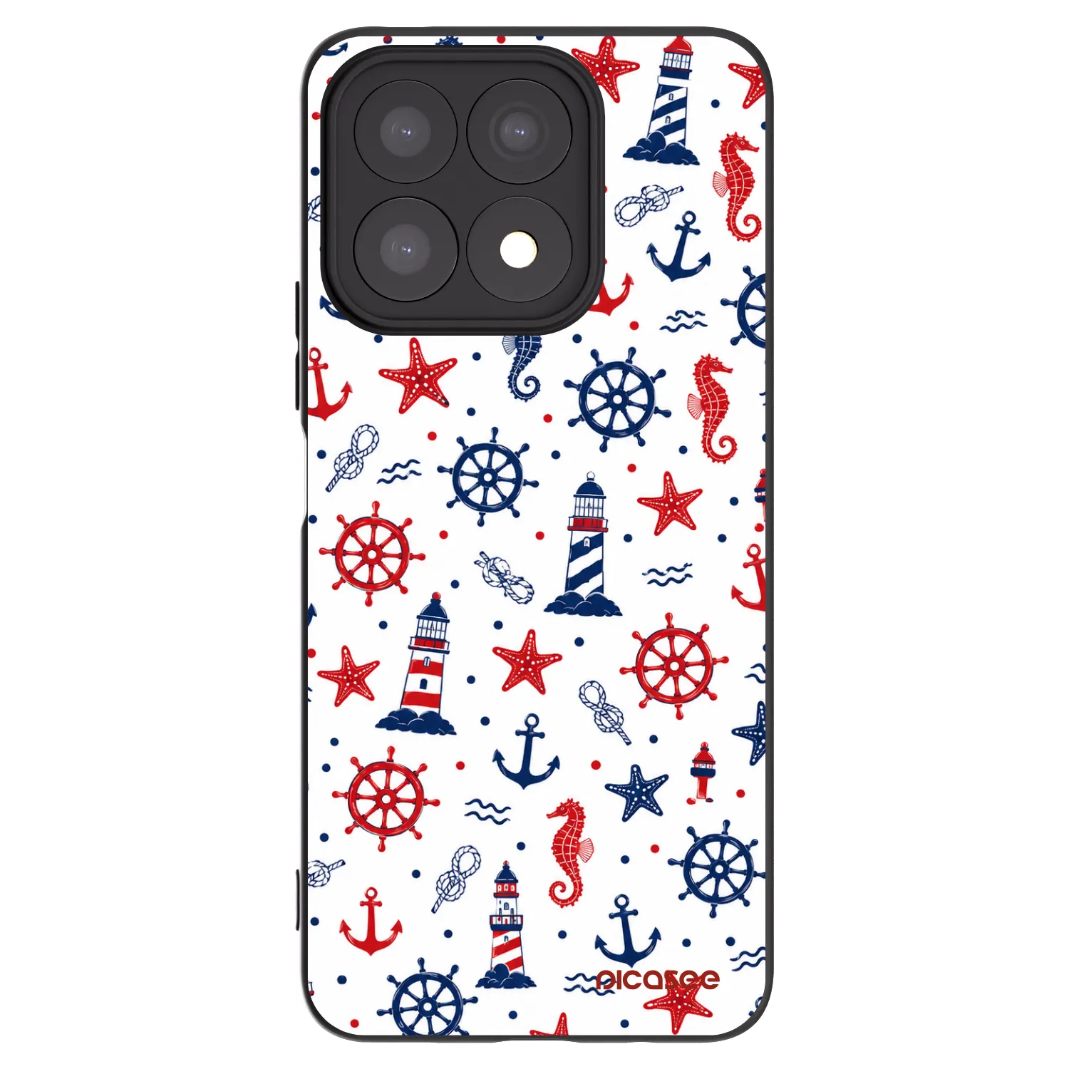 Picasee Honor X8a Hülle - Schwarzes Silikon - Sailor Vibes