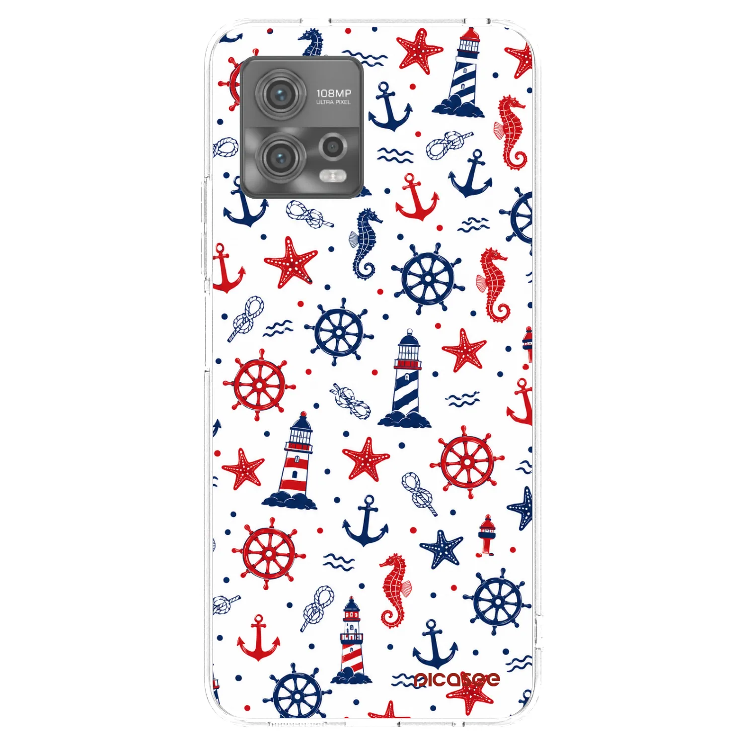 Picasee Motorola Moto G72 Hülle - Transparentes Silikon - Sailor Vibes