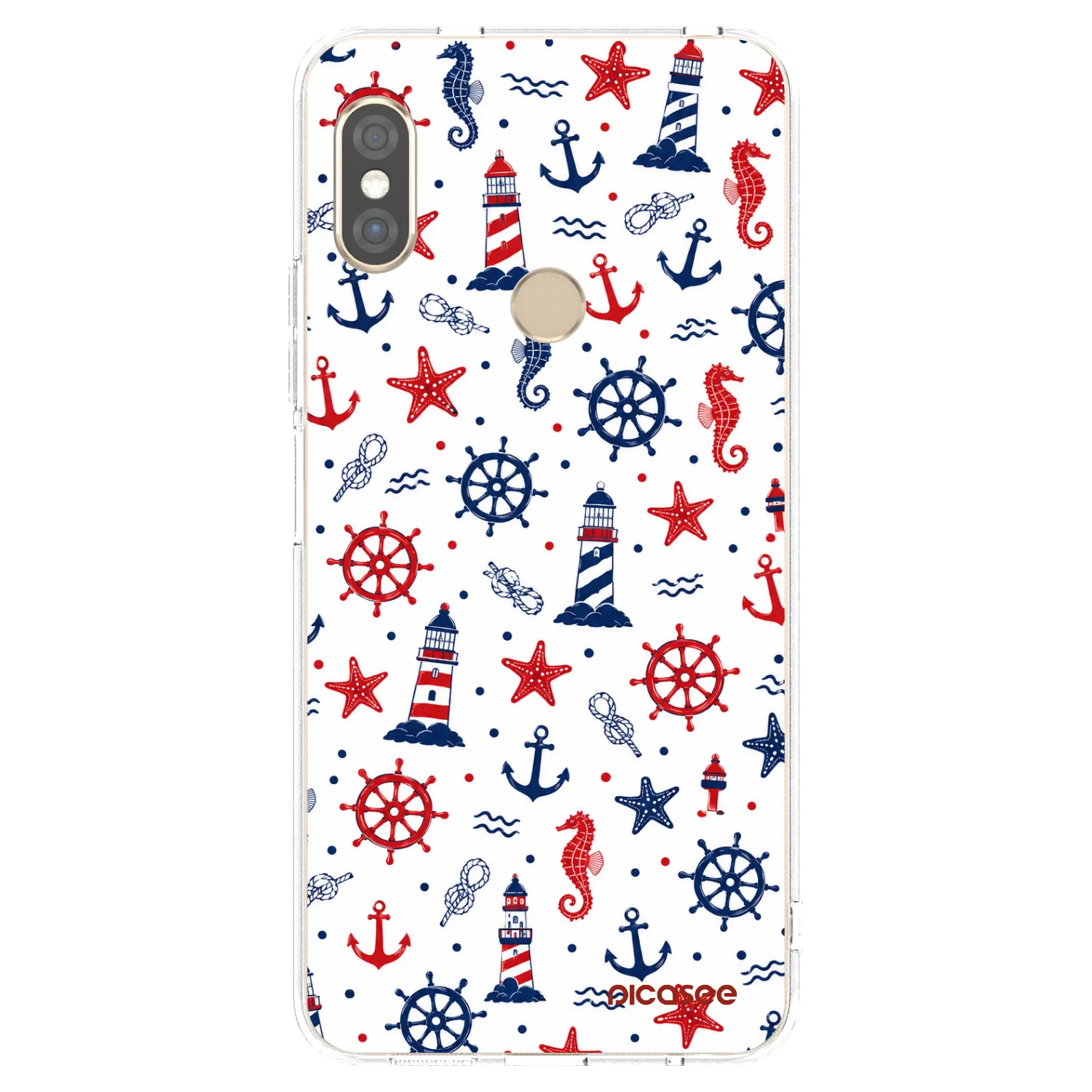 Picasee Xiaomi Redmi Note 5 Global Hülle - Transparentes Silikon - Sailor Vibes