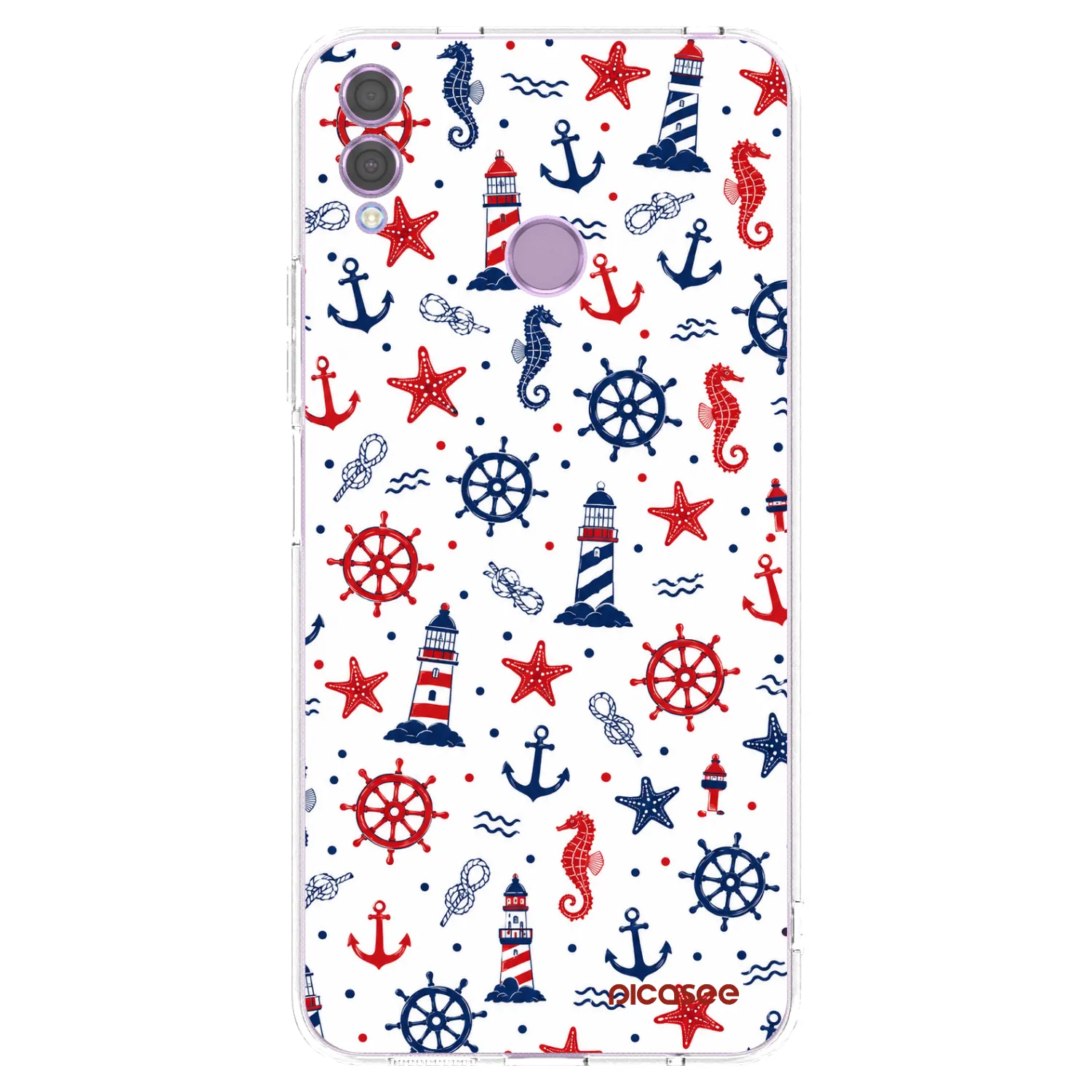 Picasee Honor 8X Hülle - Transparentes Silikon - Sailor Vibes