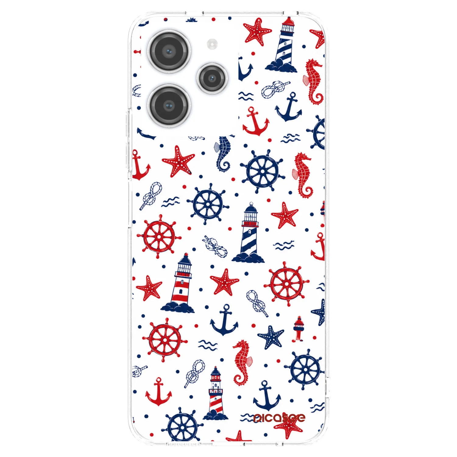 Picasee Xiaomi Redmi 12 4G Hülle - Transparentes Silikon - Sailor Vibes