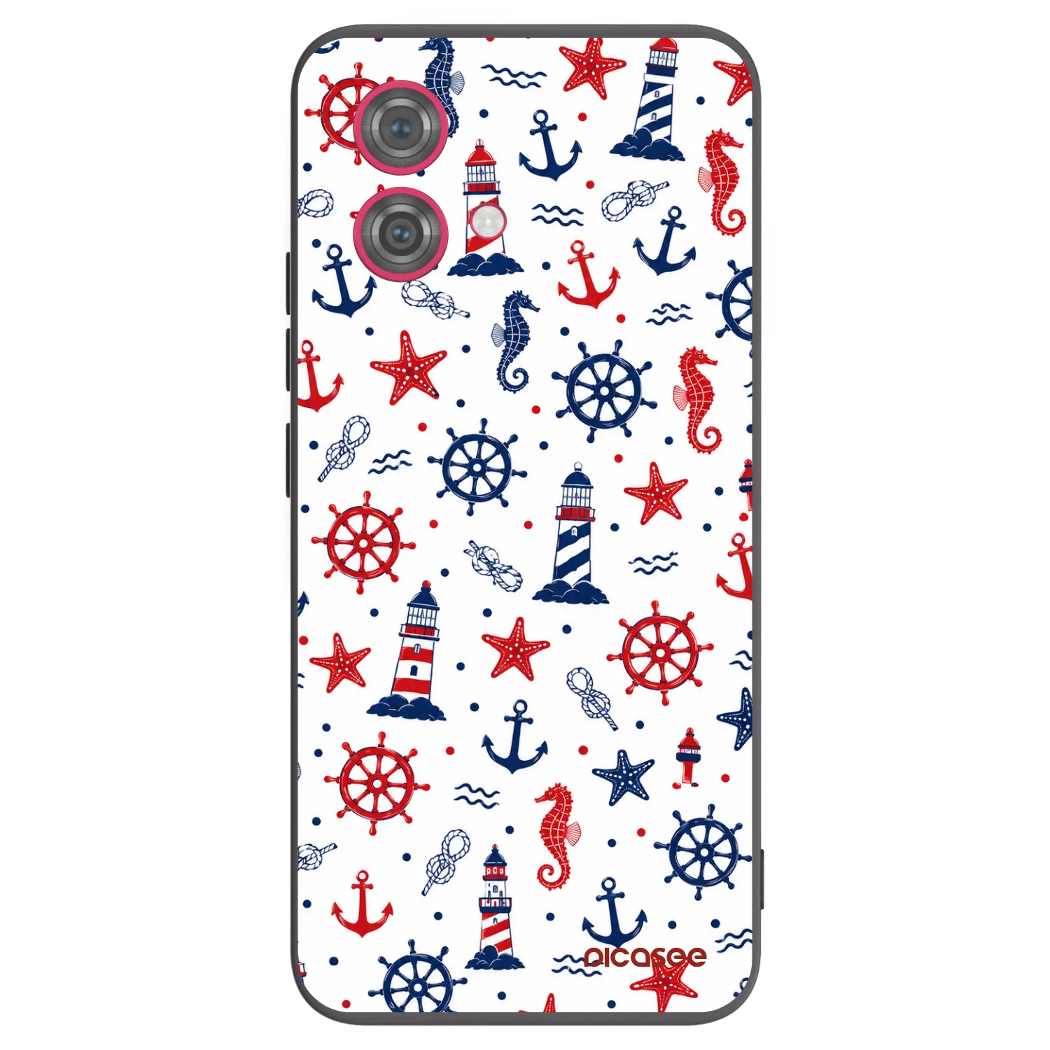 Picasee Motorola Moto G84 5G Hülle - Schwarzes Silikon - Sailor Vibes