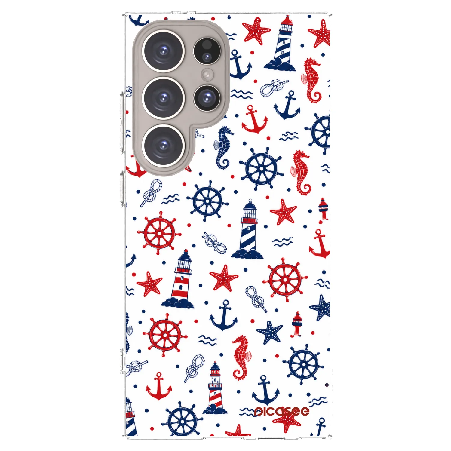 Picasee Samsung Galaxy S24 Ultra S928B 5G Hülle - Transparentes Silikon - Sailor Vibes
