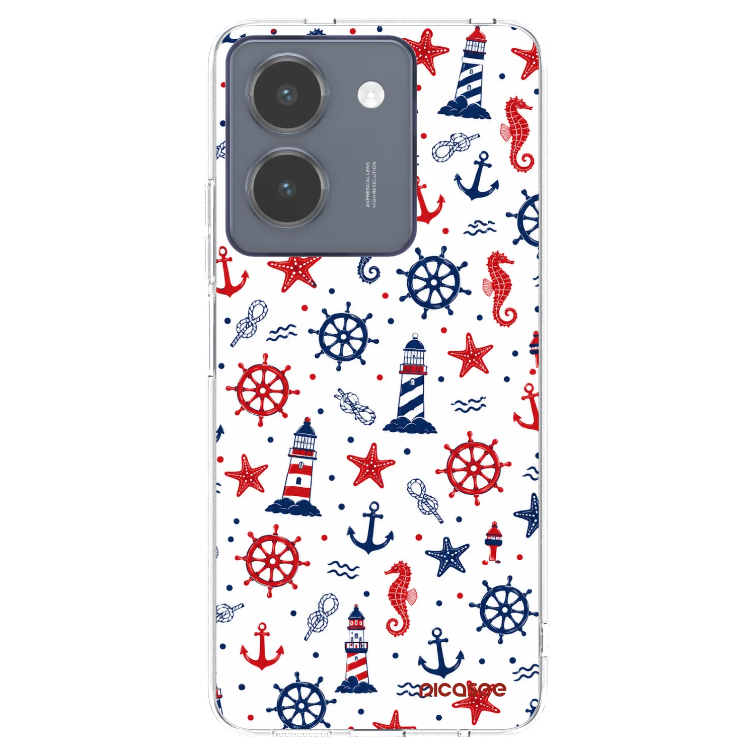 Picasee Vivo Y36 4G Hülle - Transparentes Silikon - Sailor Vibes