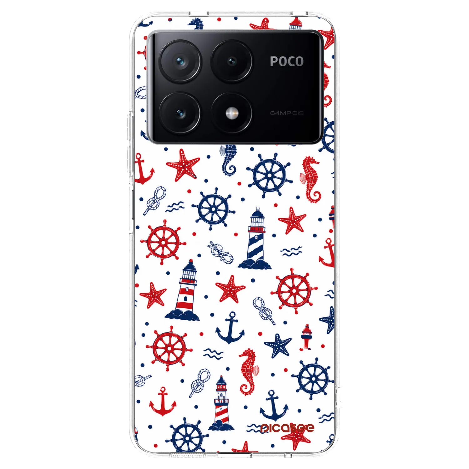 Picasee Xiaomi Poco X6 Pro Hülle - Transparentes Silikon - Sailor Vibes