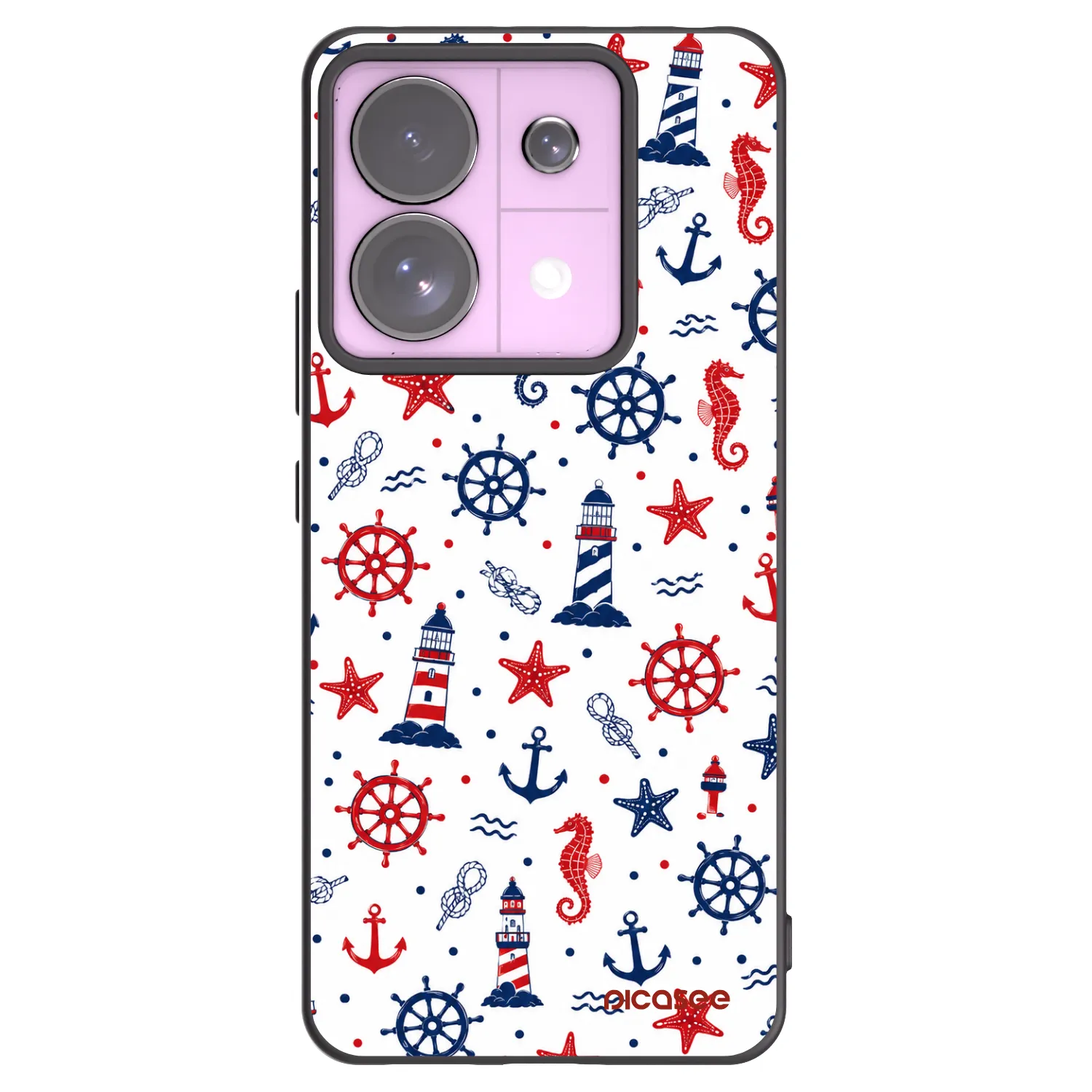 Picasee Xiaomi Redmi Note 13 Pro 5G Hülle - Schwarzes Silikon - Sailor Vibes