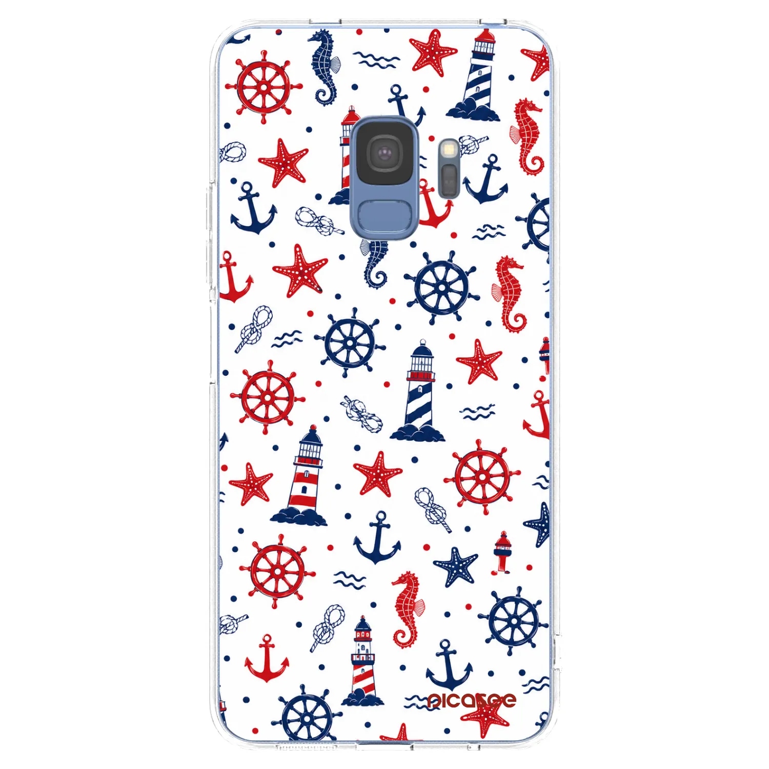 Picasee Samsung Galaxy S9 G960F Hülle - Transparentes Silikon - Sailor Vibes