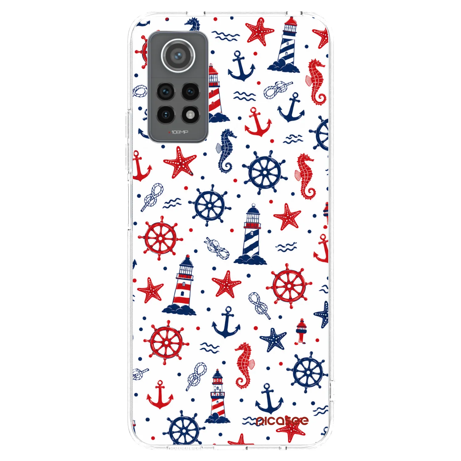 Picasee Xiaomi Redmi Note 12 Pro 4G Hülle - Transparentes Silikon - Sailor Vibes