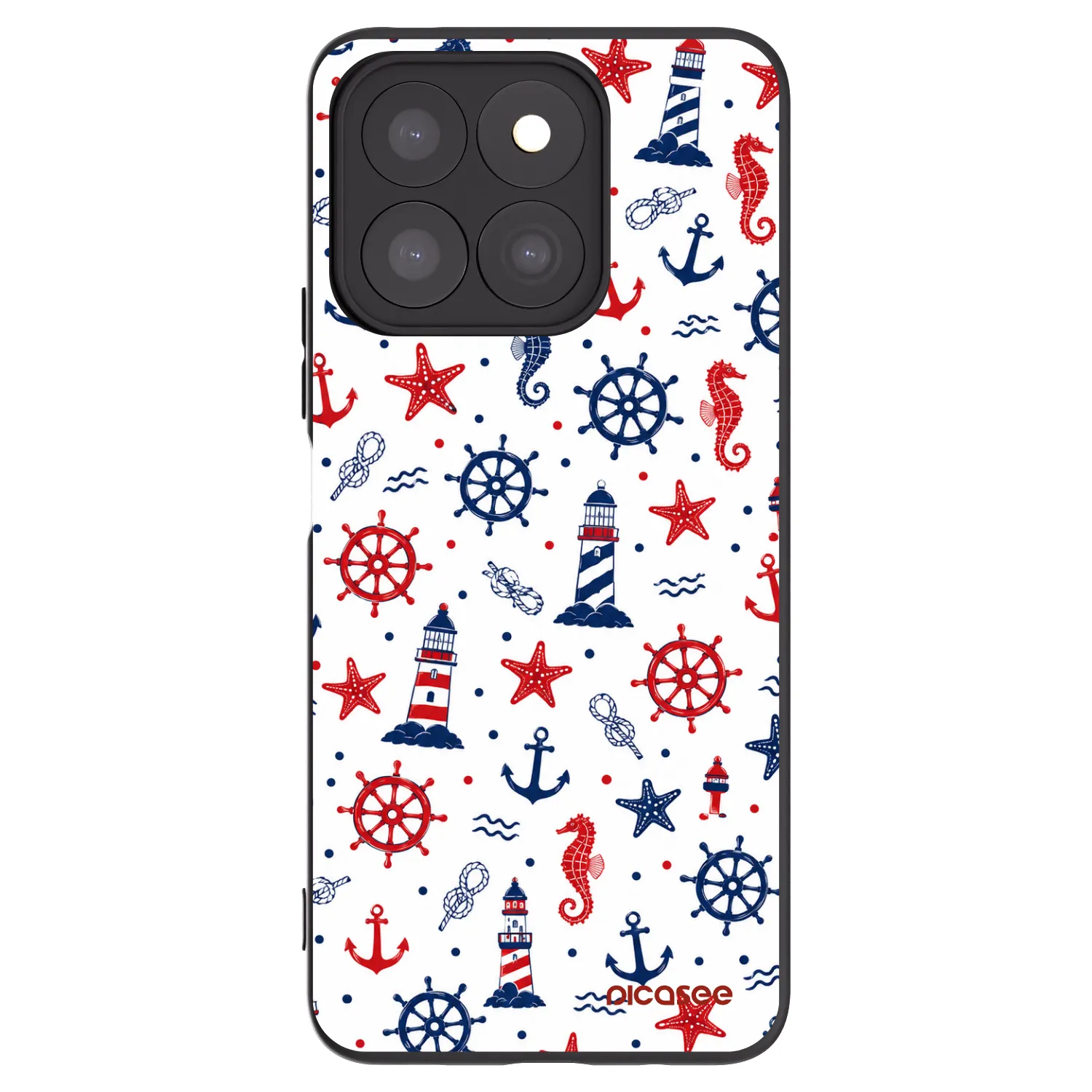 Picasee Honor X8b Hülle - Schwarzes Silikon - Sailor Vibes