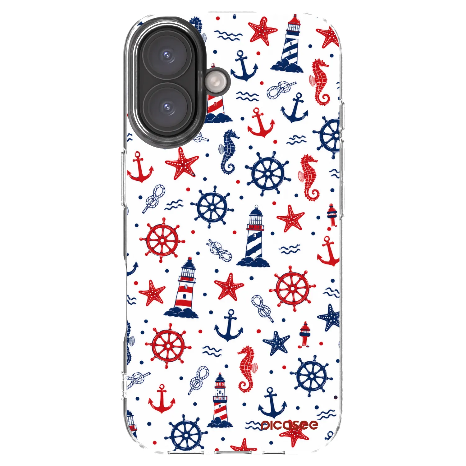 Picasee Apple iPhone 16 Hülle - Transparentes Silikon - Sailor Vibes