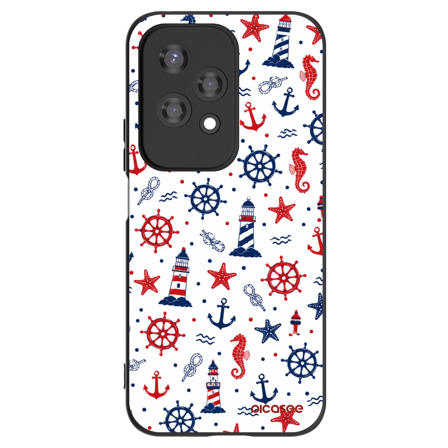 Picasee Honor 200 Lite Hülle - Schwarzes Silikon - Sailor Vibes
