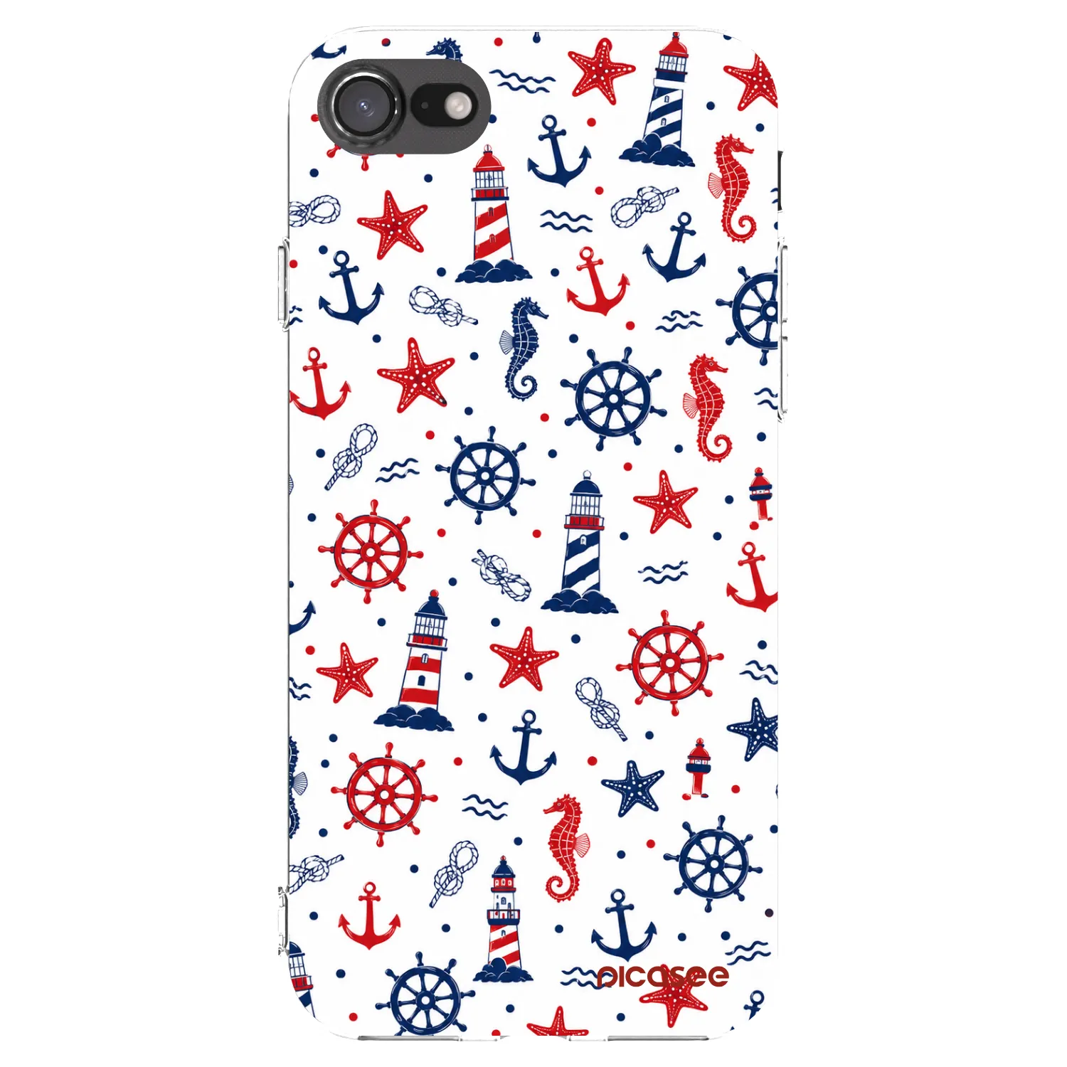 Picasee Apple iPhone 7 Hülle - Transparentes Silikon - Sailor Vibes