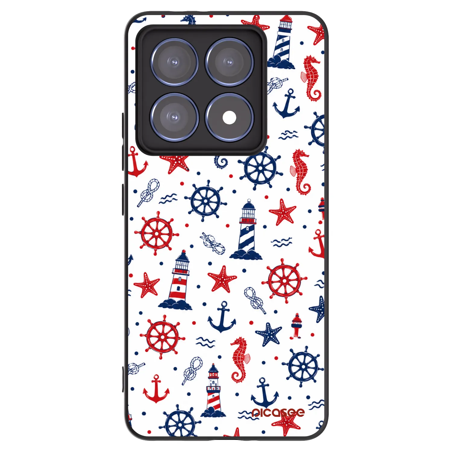 Picasee Xiaomi 14T Pro Hülle - Schwarzes Silikon - Sailor Vibes