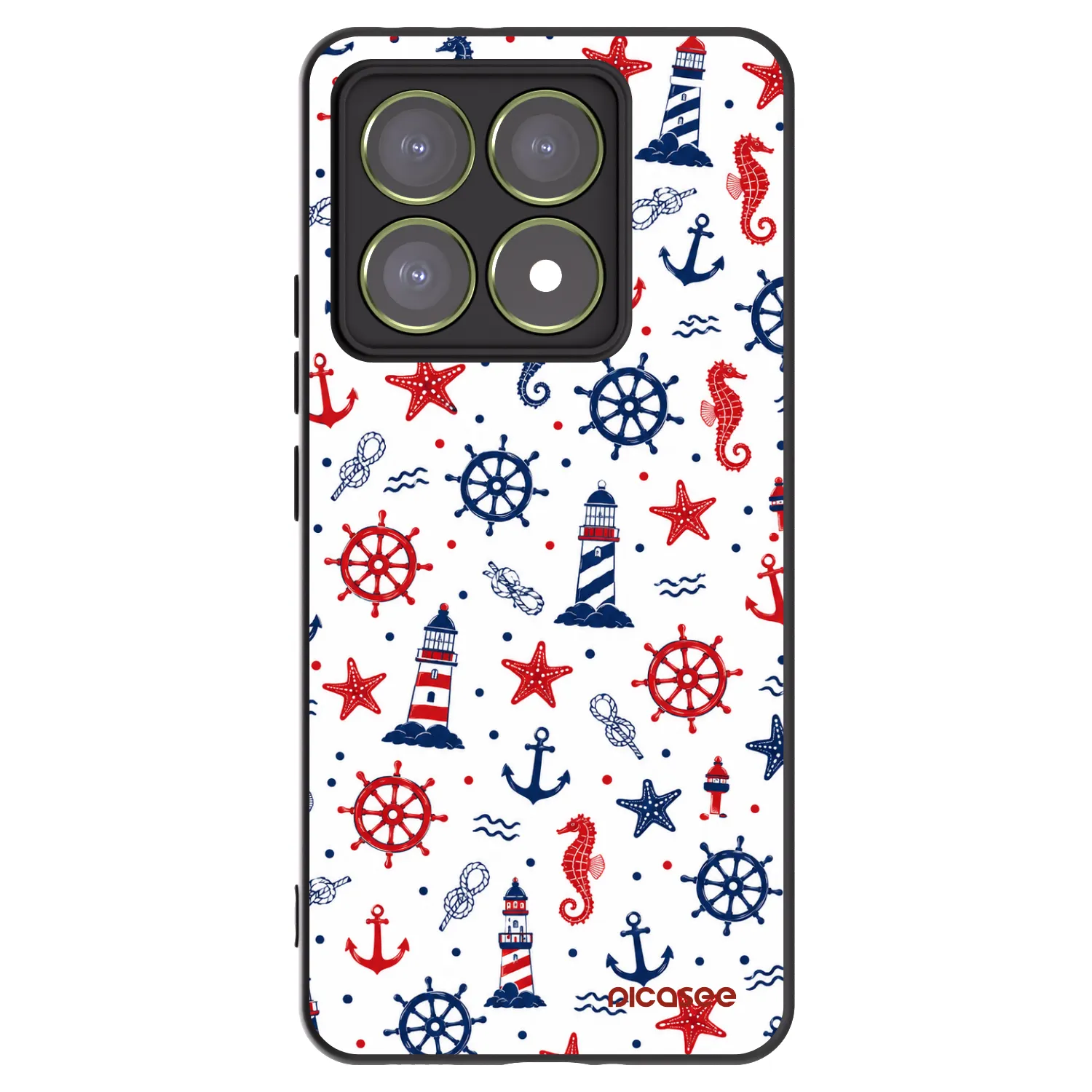 Picasee Xiaomi 14T Hülle - Schwarzes Silikon - Sailor Vibes