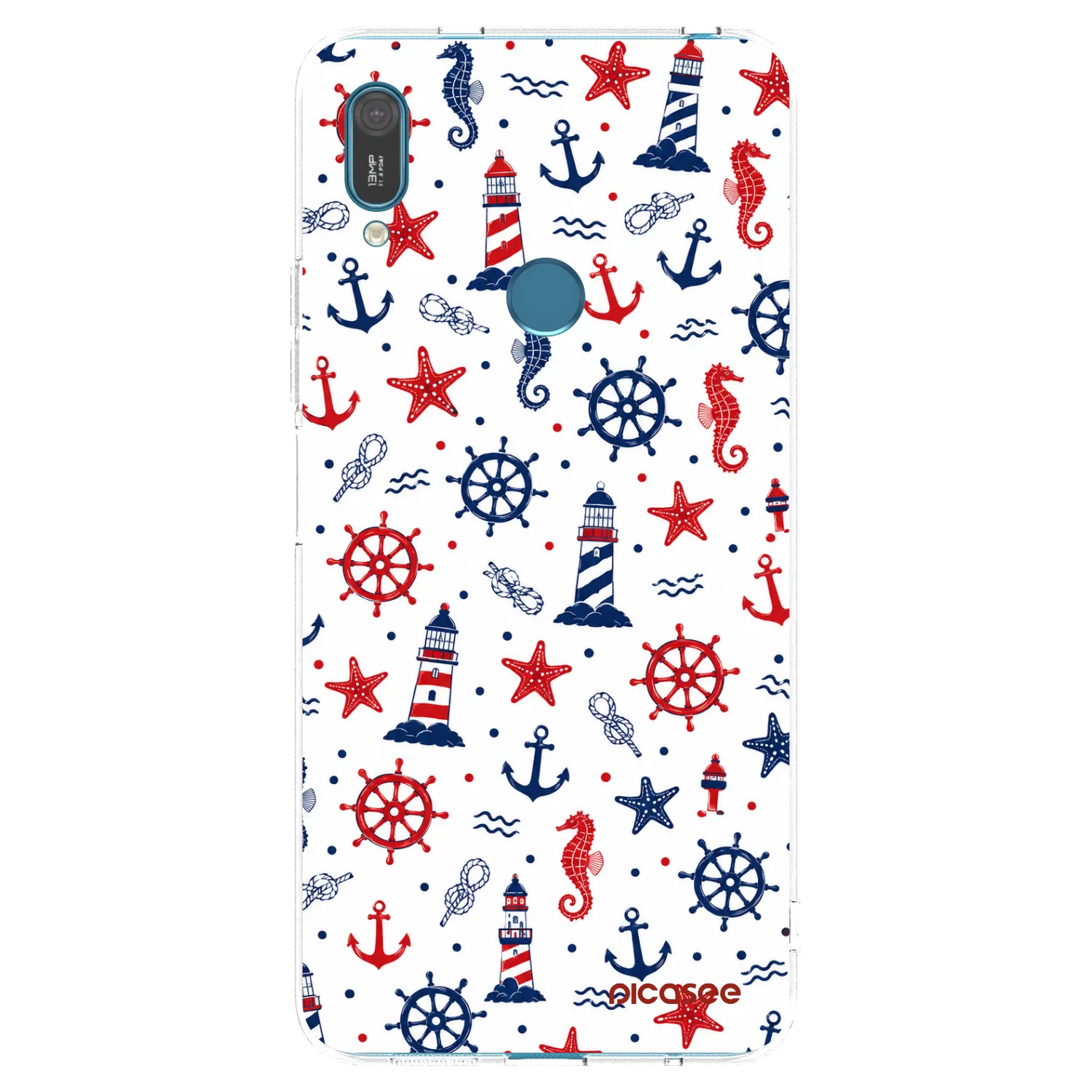 Picasee Huawei Y7 2019 Hülle - Transparentes Silikon - Sailor Vibes