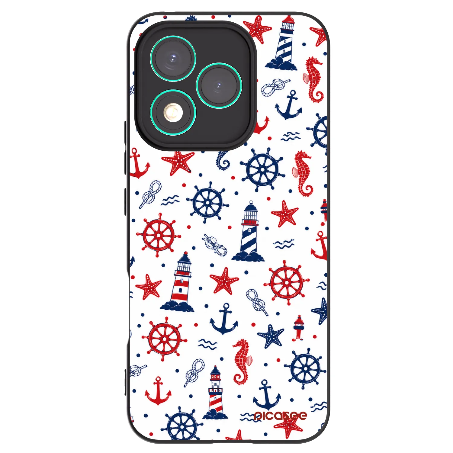 Picasee Honor 400 Lite 5G Hülle - Schwarzes Silikon - Sailor Vibes