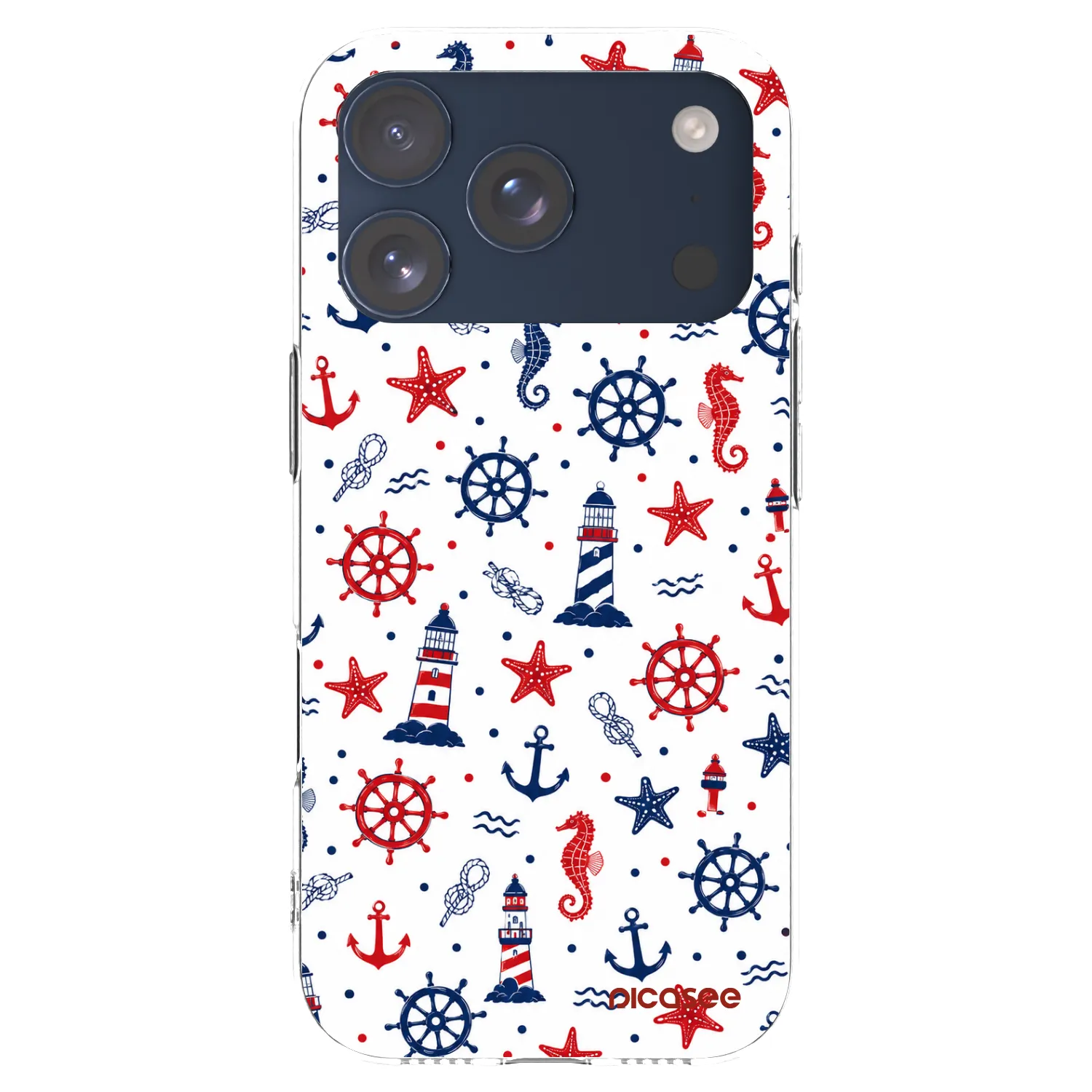 Picasee Apple iPhone 17 Pro Hülle - Transparentes Silikon - Sailor Vibes