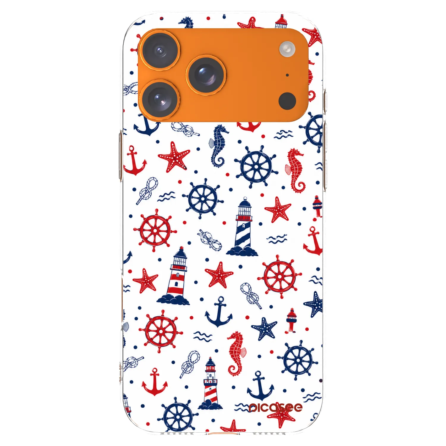 Picasee Apple iPhone 17 Pro Max Hülle - Transparentes Silikon - Sailor Vibes