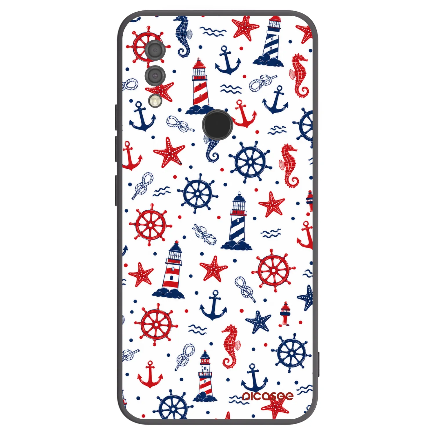Picasee Xiaomi Redmi 7 Hülle - Schwarzes Silikon - Sailor Vibes