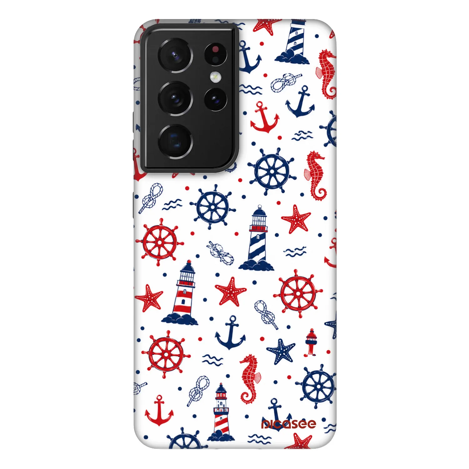 Picasee Fashion Case für Samsung Galaxy S21 Ultra 5G G998B - Sailor Vibes