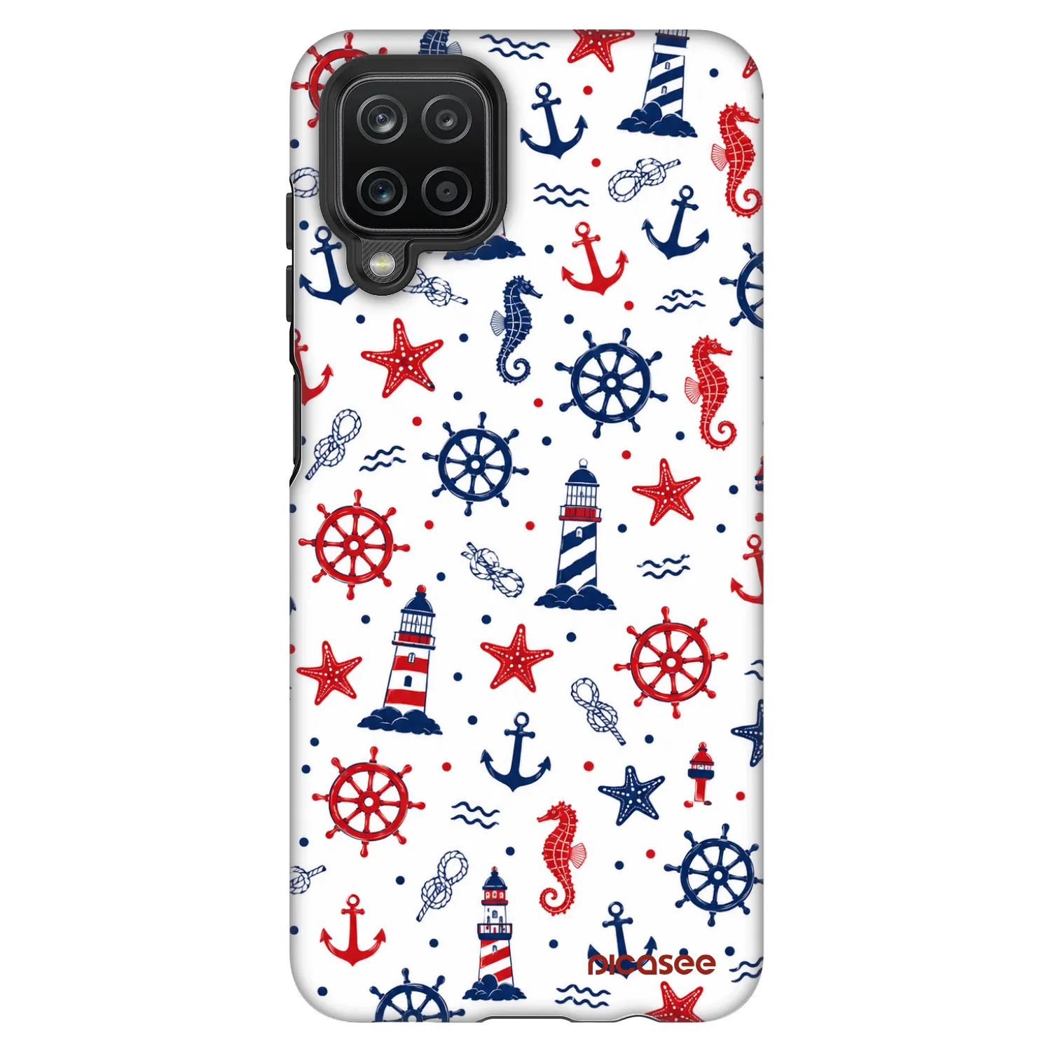 Picasee Fashion Case für Samsung Galaxy A12 A125F - Sailor Vibes