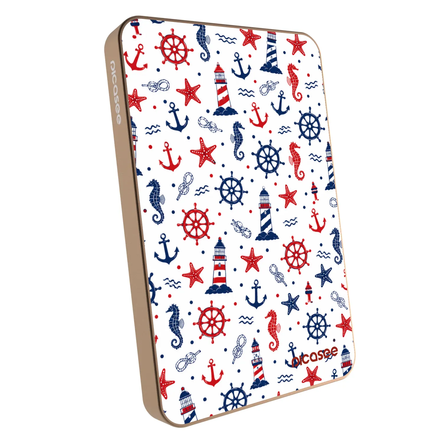 Picasee Powerbank mit MagSafe 5 000 mAh Golden - Sailor Vibes