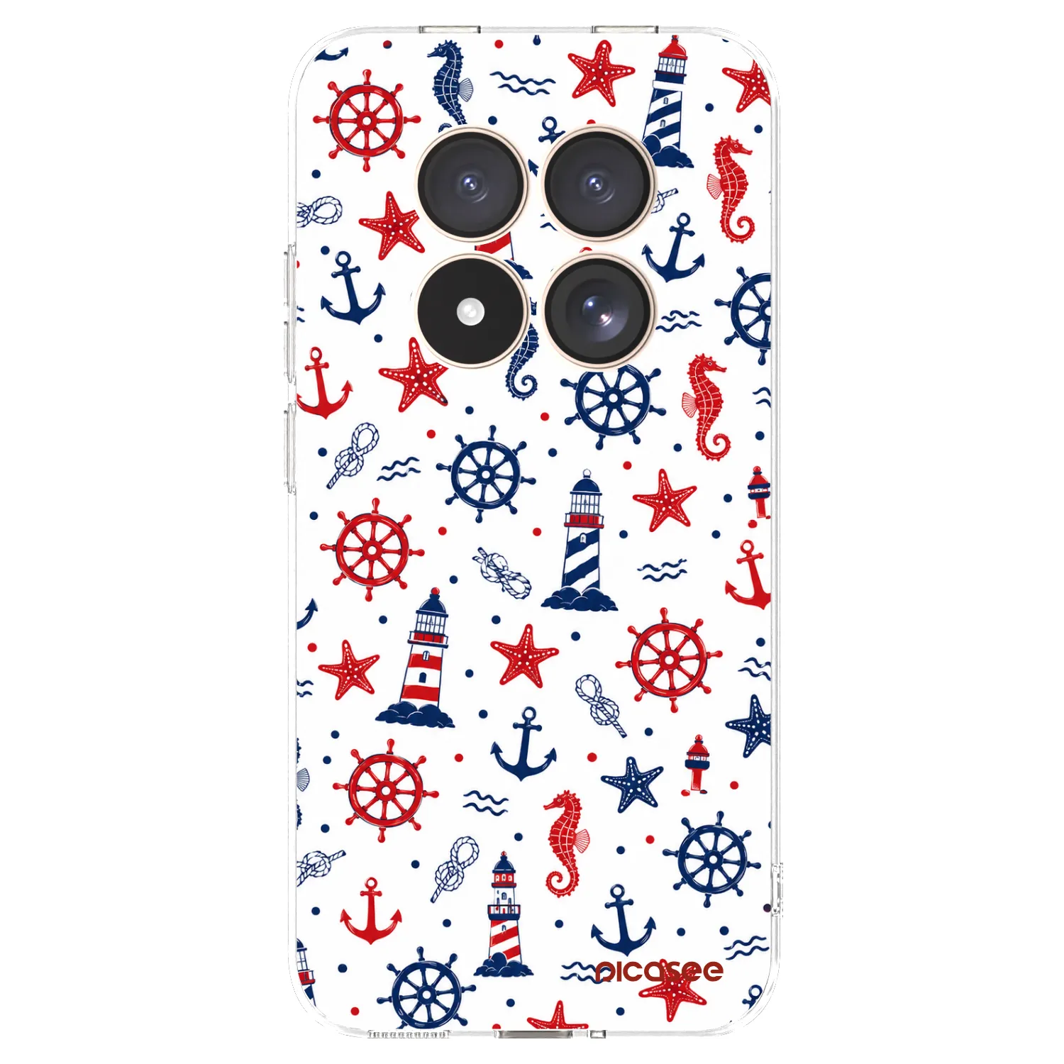 Picasee Xiaomi Redmi Note 15 Pro 4G Hülle - Transparentes Silikon - Sailor Vibes