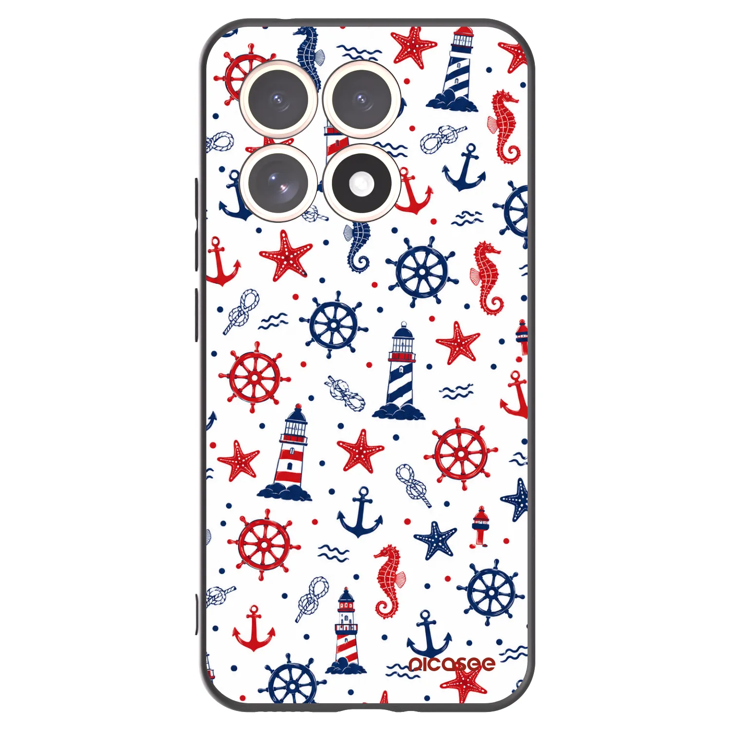 Picasee Xiaomi 15T Hülle - Schwarzes Silikon - Sailor Vibes
